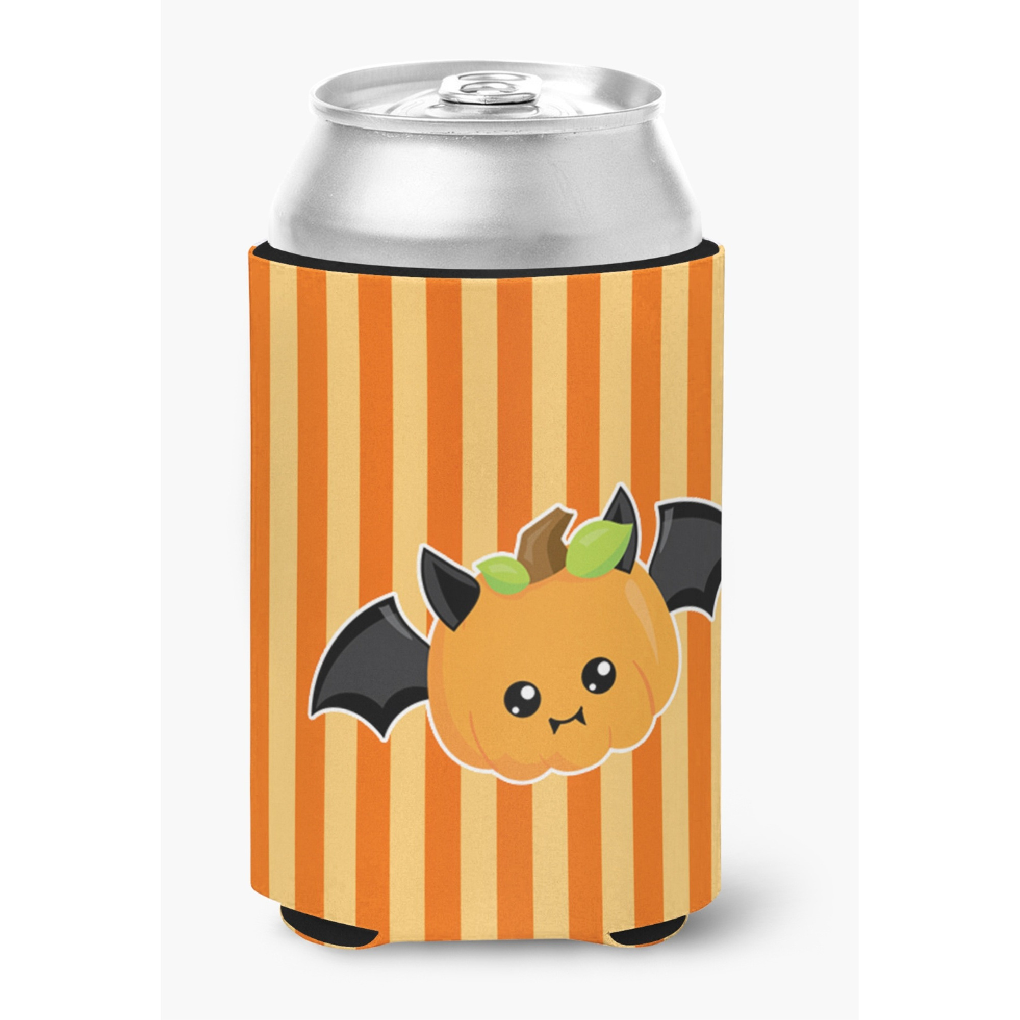&quotCaroline's Treasures Halloween Pumpkin Bat Can or Bottle Hugger, Can Hugger, Multicolor"