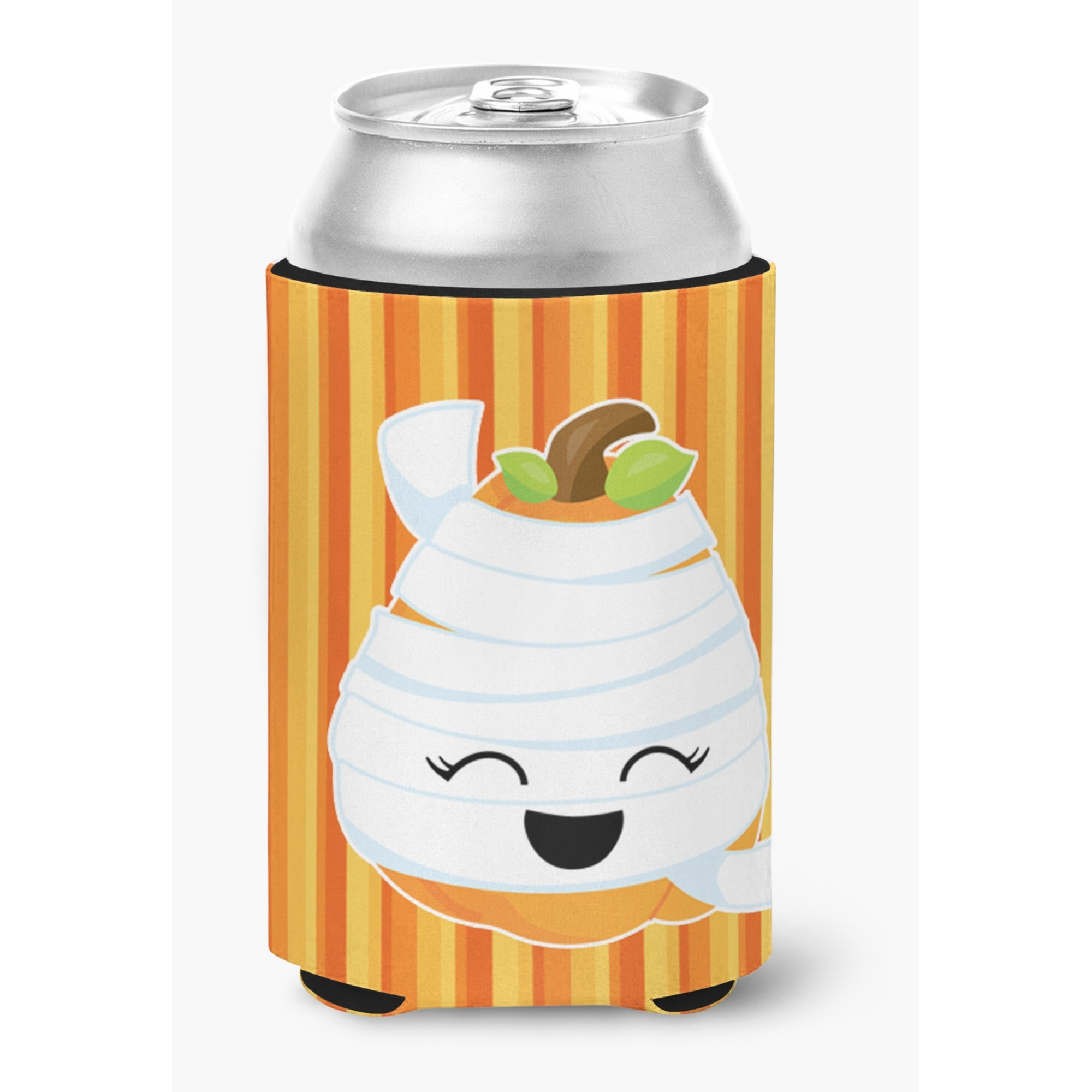&quotCaroline's Treasures Halloween Pumpkin Mummy Can or Bottle Hugger, Can Hugger, Multicolor"