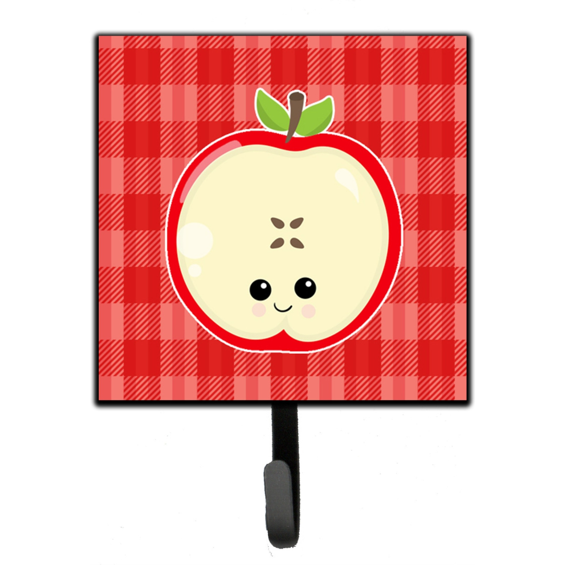 &quotCaroline's Treasures Apple Face Wall Hook, Small, Multicolor"