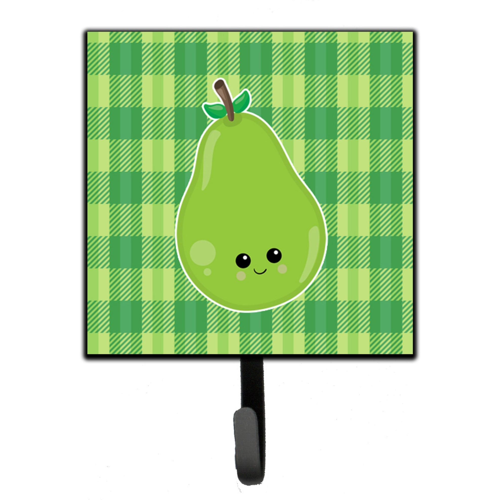 &quotCaroline's Treasures Pear Face Wall Hook, Small, Multicolor"