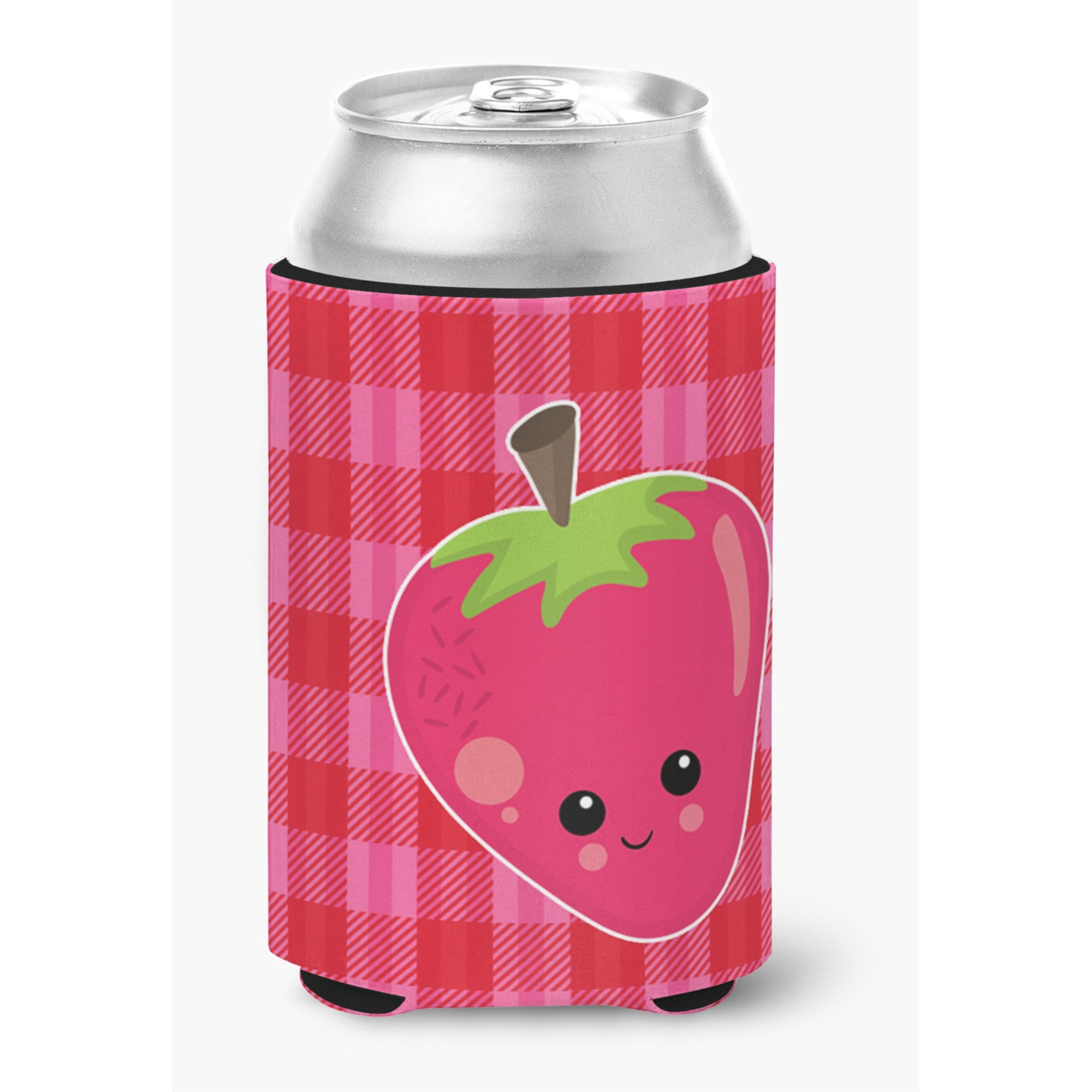 &quotCaroline's Treasures Strawberry Face Can or Bottle Hugger, Can Hugger, Multicolor"