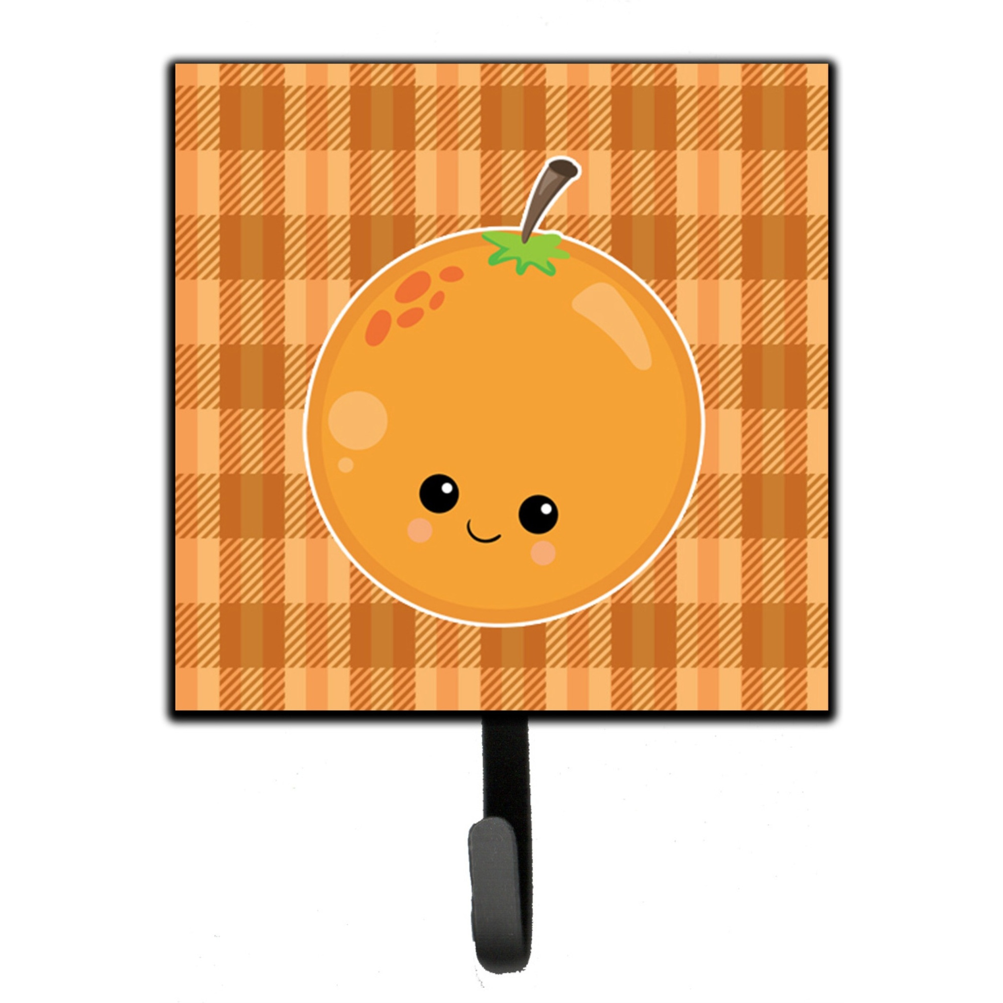 &quotCaroline's Treasures Orange Face Wall Hook, Small, Multicolor"