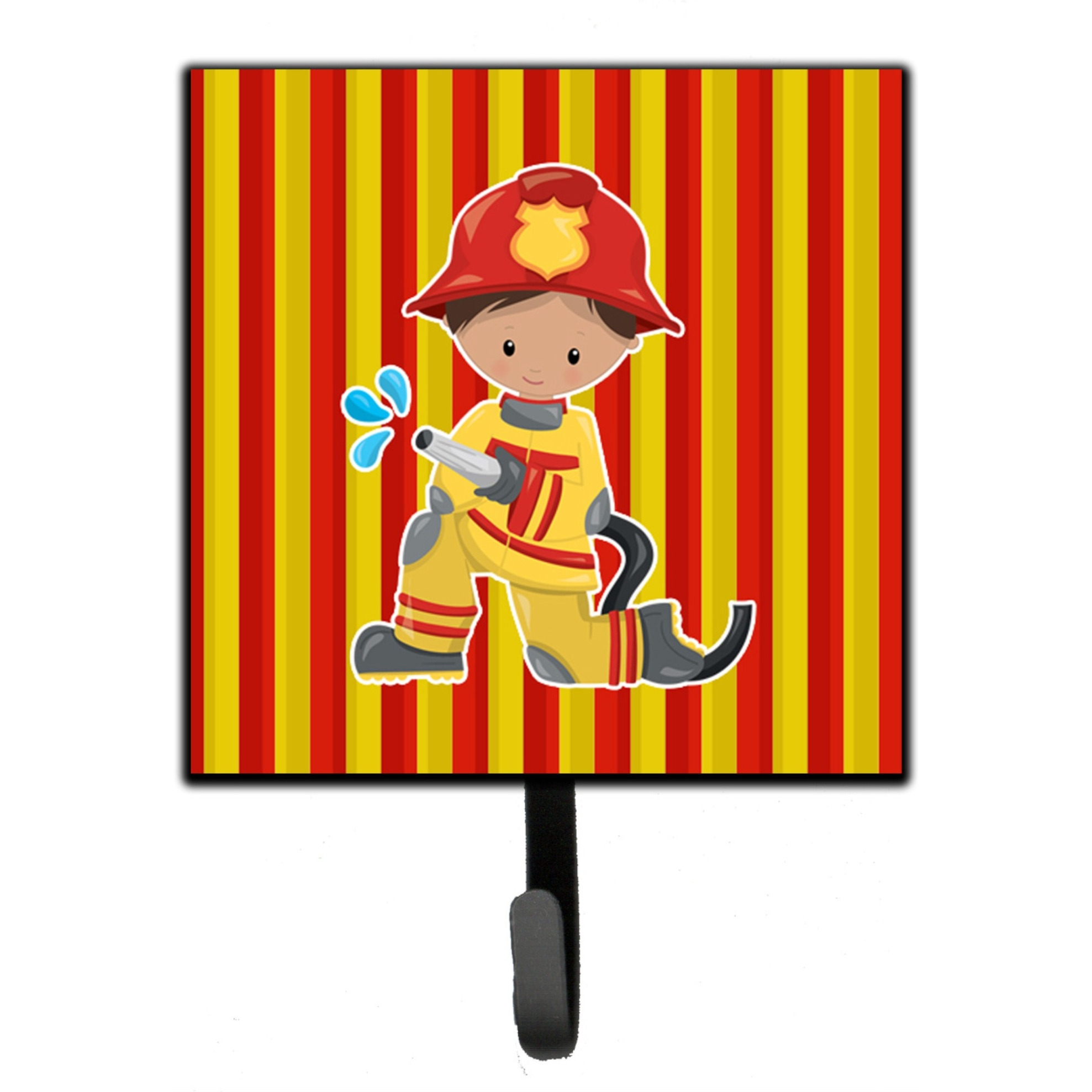 &quotCaroline's Treasures Fireman Boy Wall Hook, Small, Multicolor"