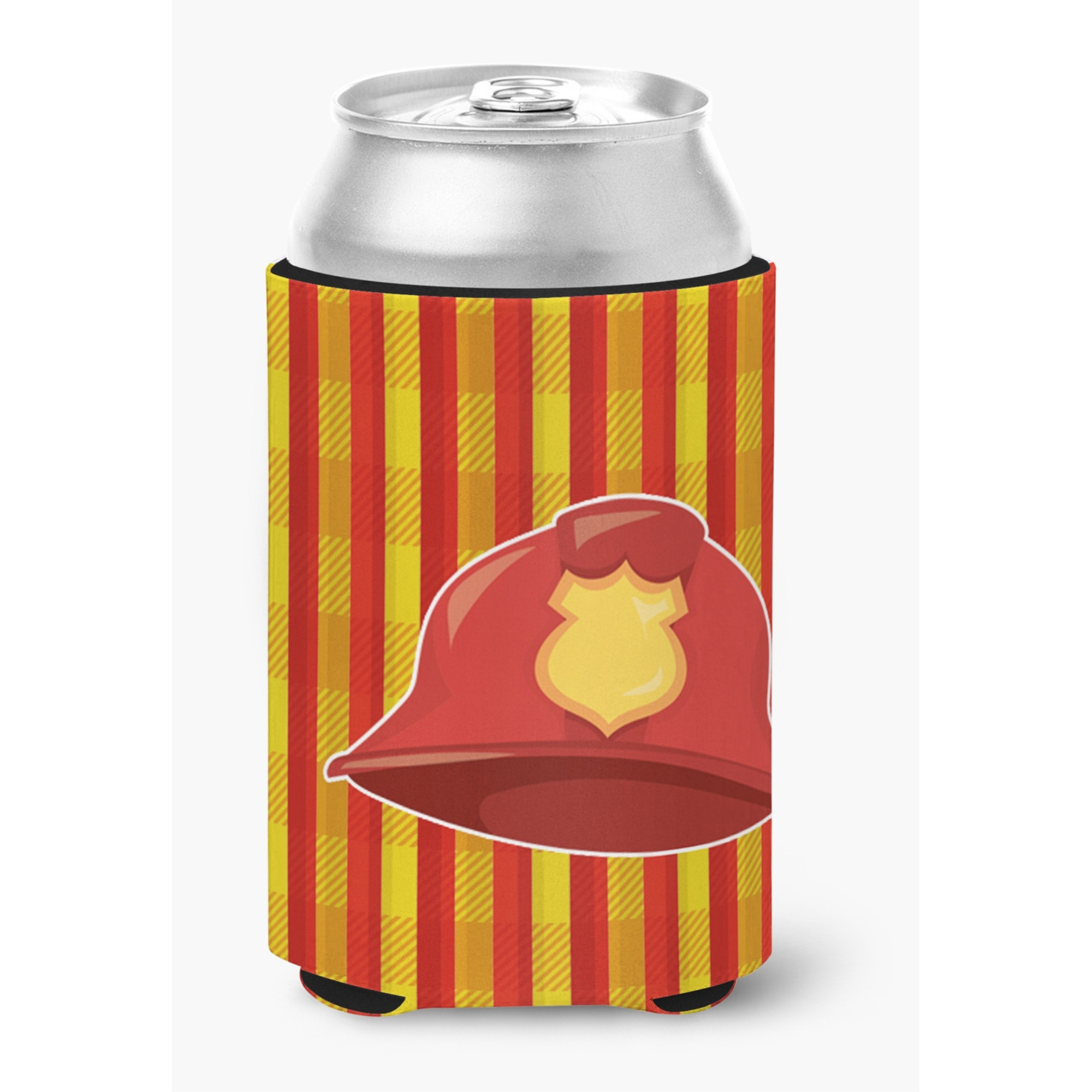 &quotCaroline's Treasures Fireman's Hat Can or Bottle Hugger, Can Hugger, Multicolor"