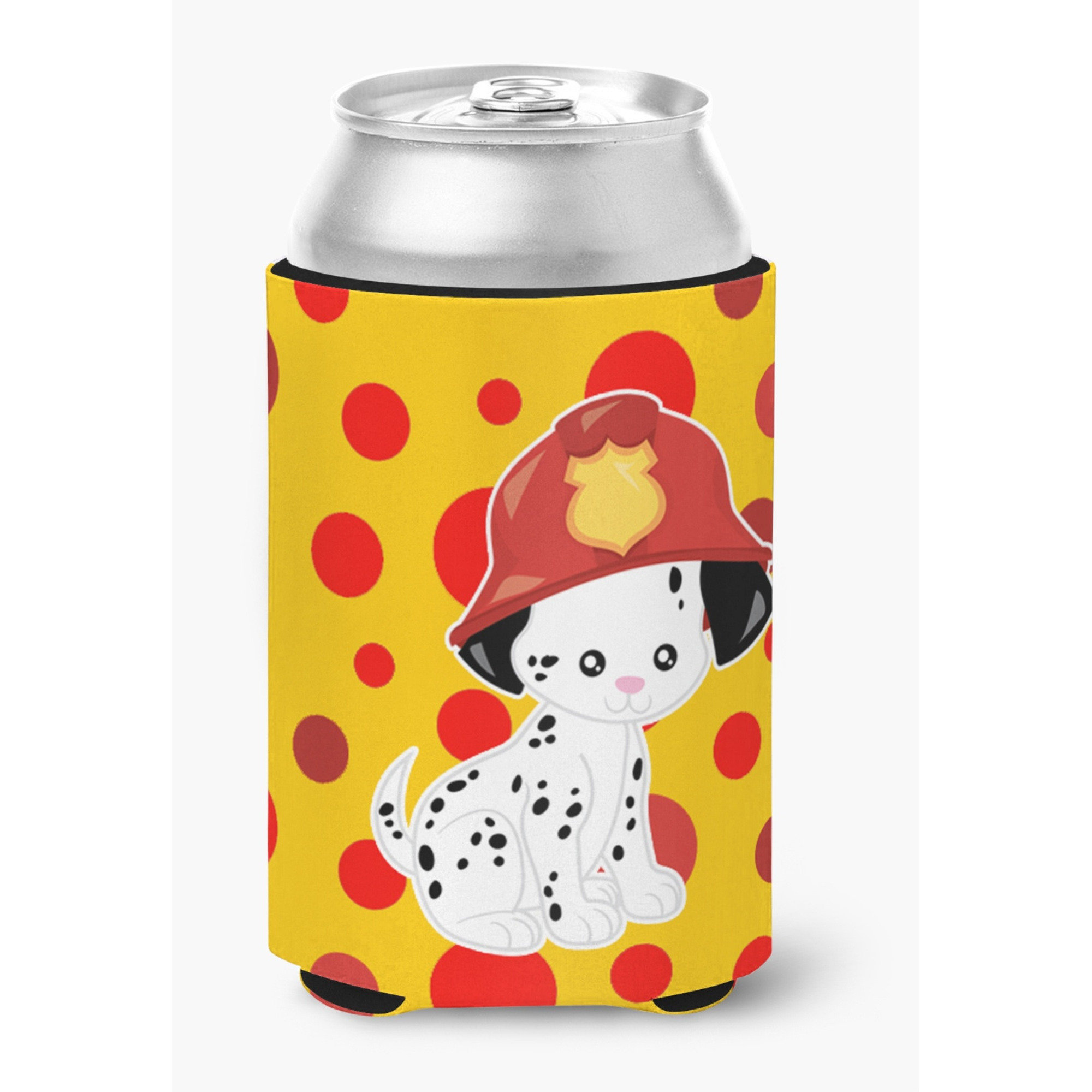 &quotCaroline's Treasures Fireman Dalmatian Puppy Can or Bottle Hugger, Can Hugger, Multicolor"