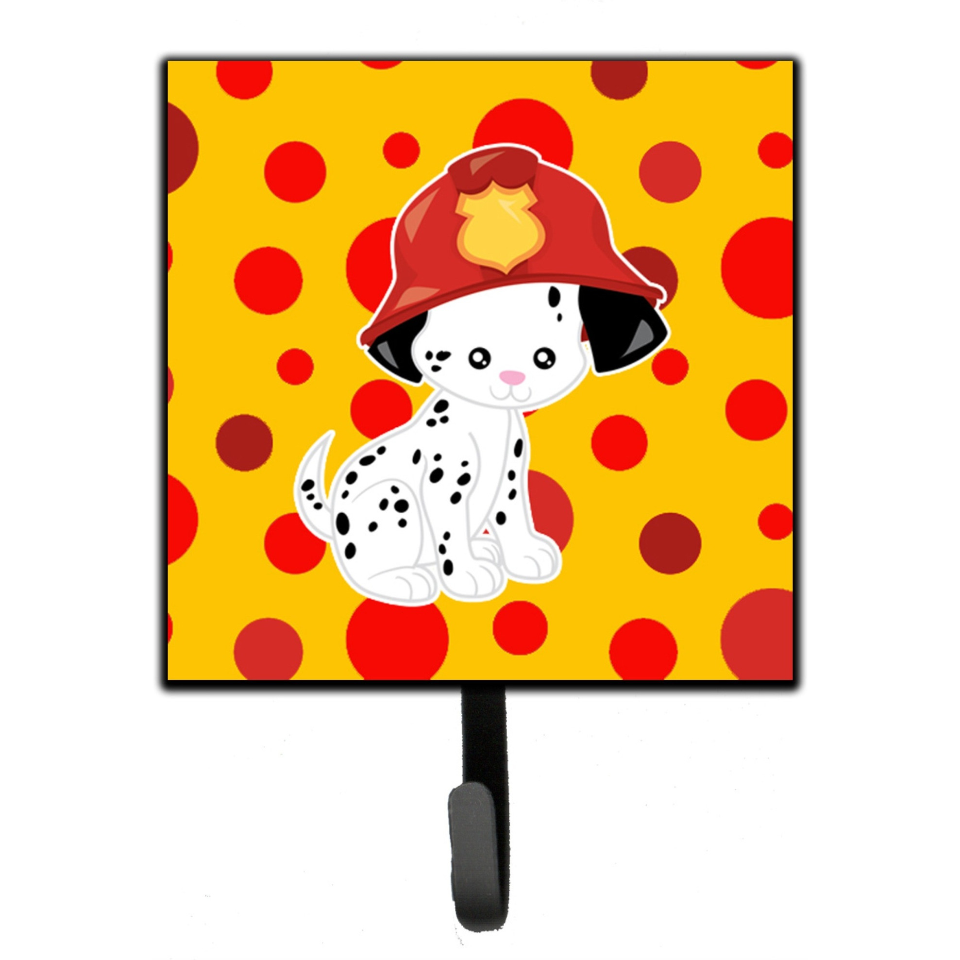 &quotCaroline's Treasures Fireman Dalmatian Puppy Wall Hook, Small, Multicolor"