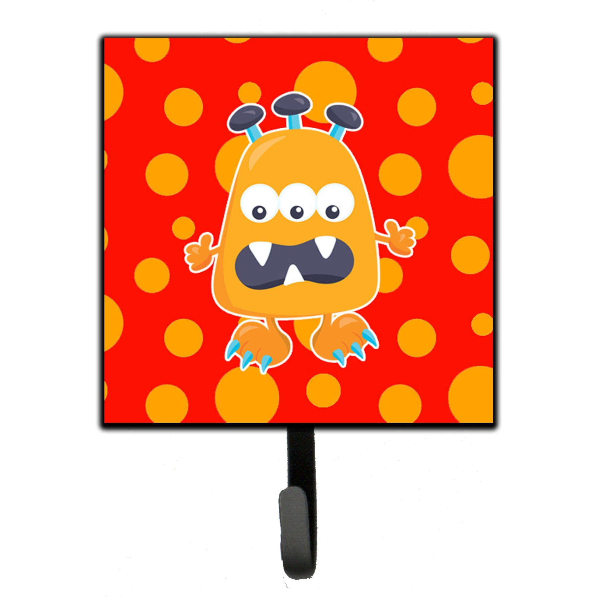 &quotCaroline's Treasures Little Monster Visonator Wall Hook, Small, Multicolor"