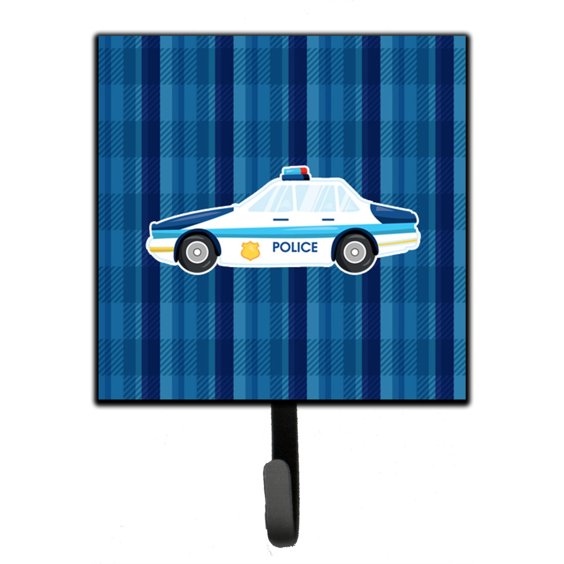 &quotCaroline's Treasures Police Car Wall Hook, Small, Multicolor"