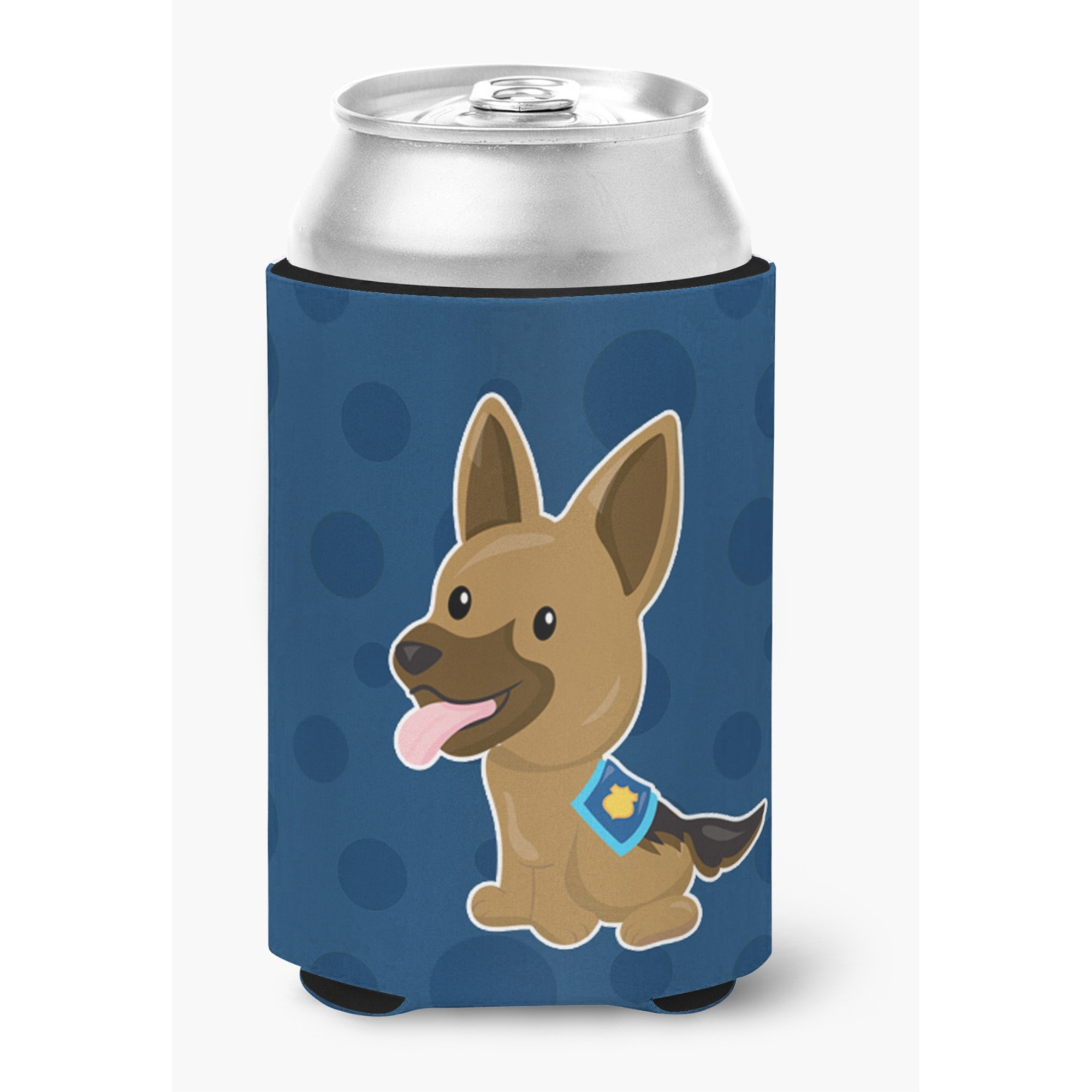 &quotCaroline's Treasures Police German Shepherd Can or Bottle Hugger, Can Hugger, Multicolor"