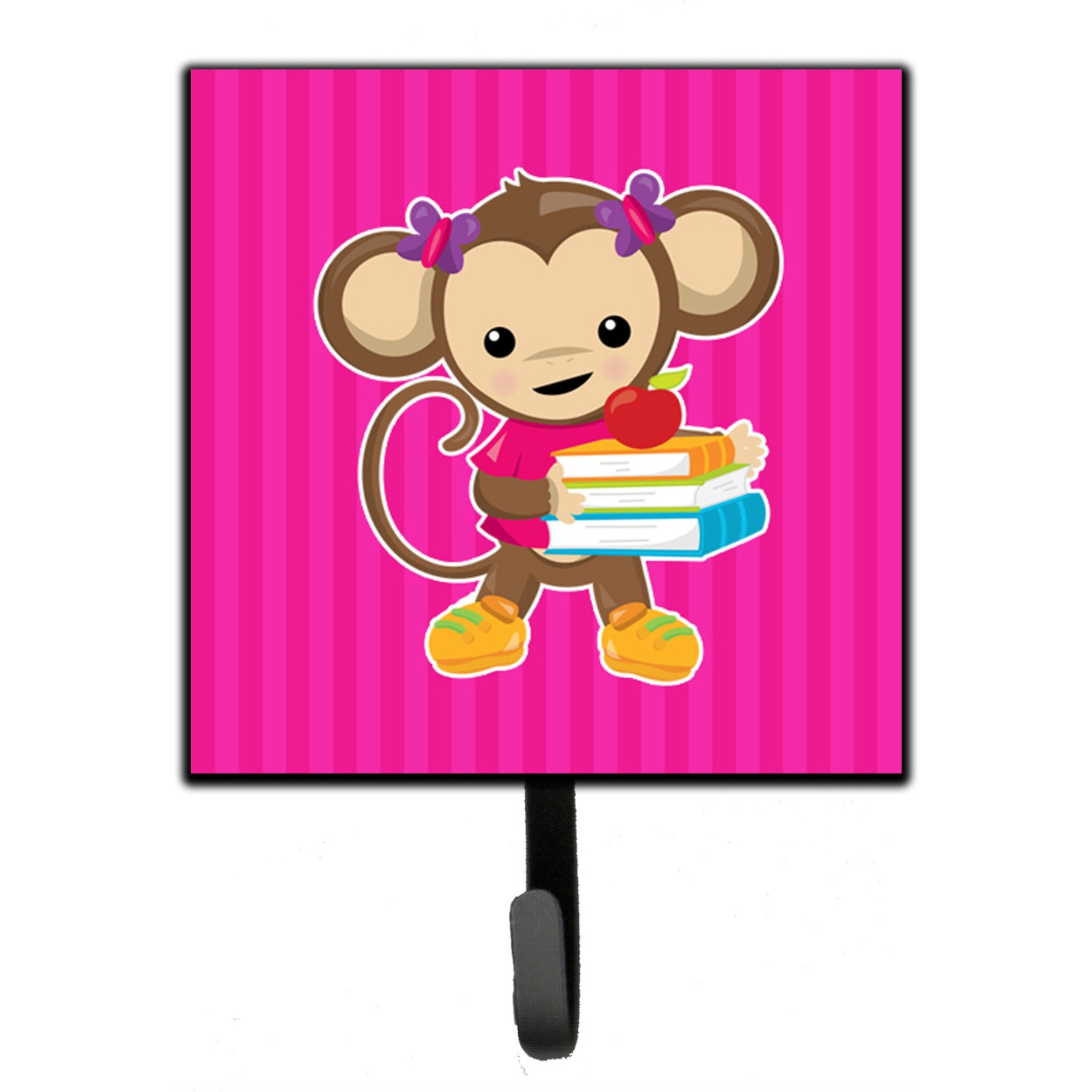 &quotCaroline's Treasures Monkey and School books Wall Hook, Small, Multicolor"