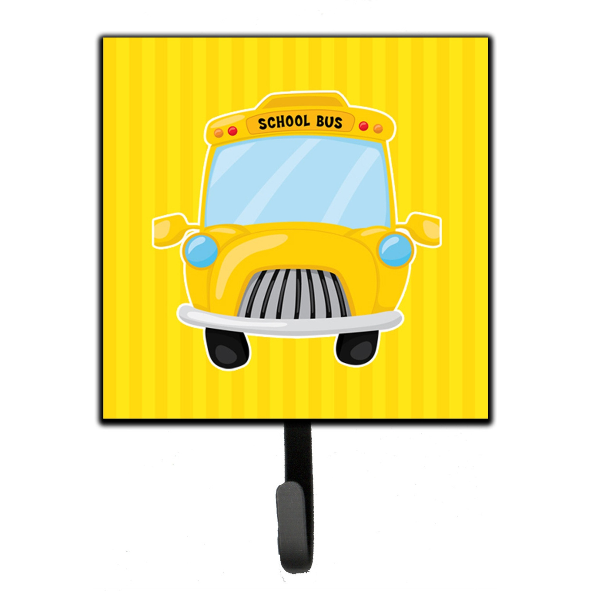 &quotCaroline's Treasures School Bus Wall Hook, Small, Multicolor"