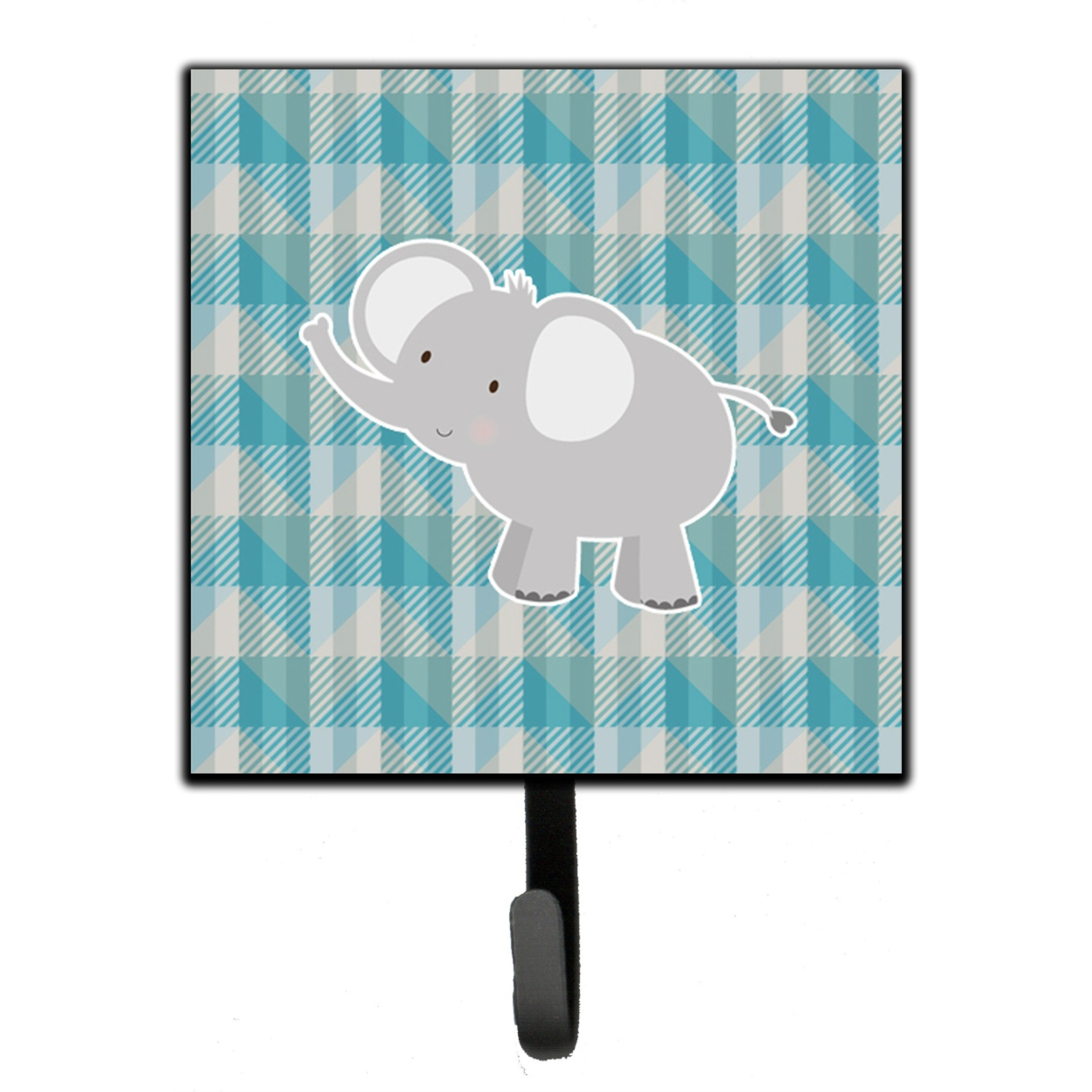 &quotCaroline's Treasures Elephant Wall Hook, Small, Multicolor"