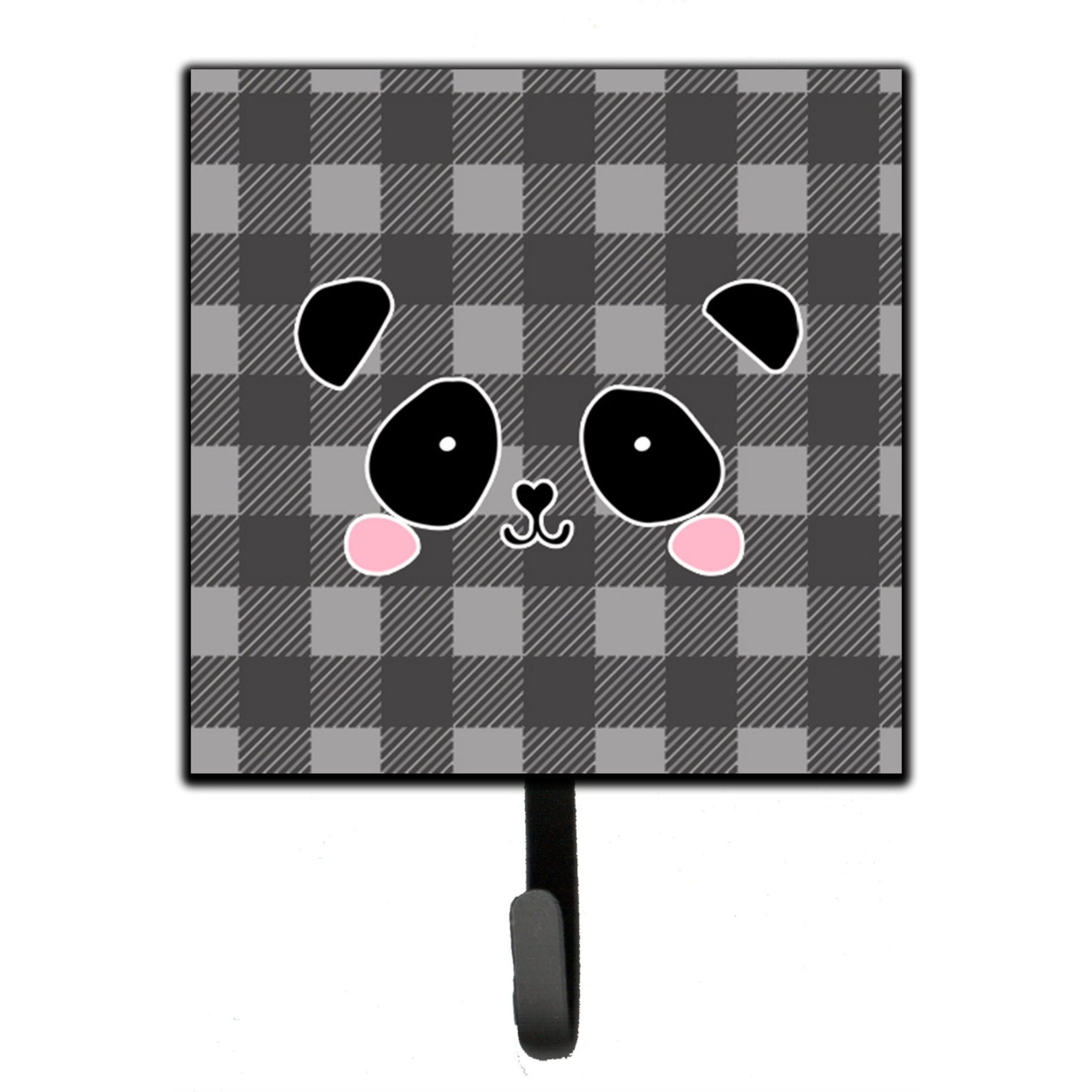 &quotCaroline's Treasures Panda Bear Face Wall Hook, Small, Multicolor"