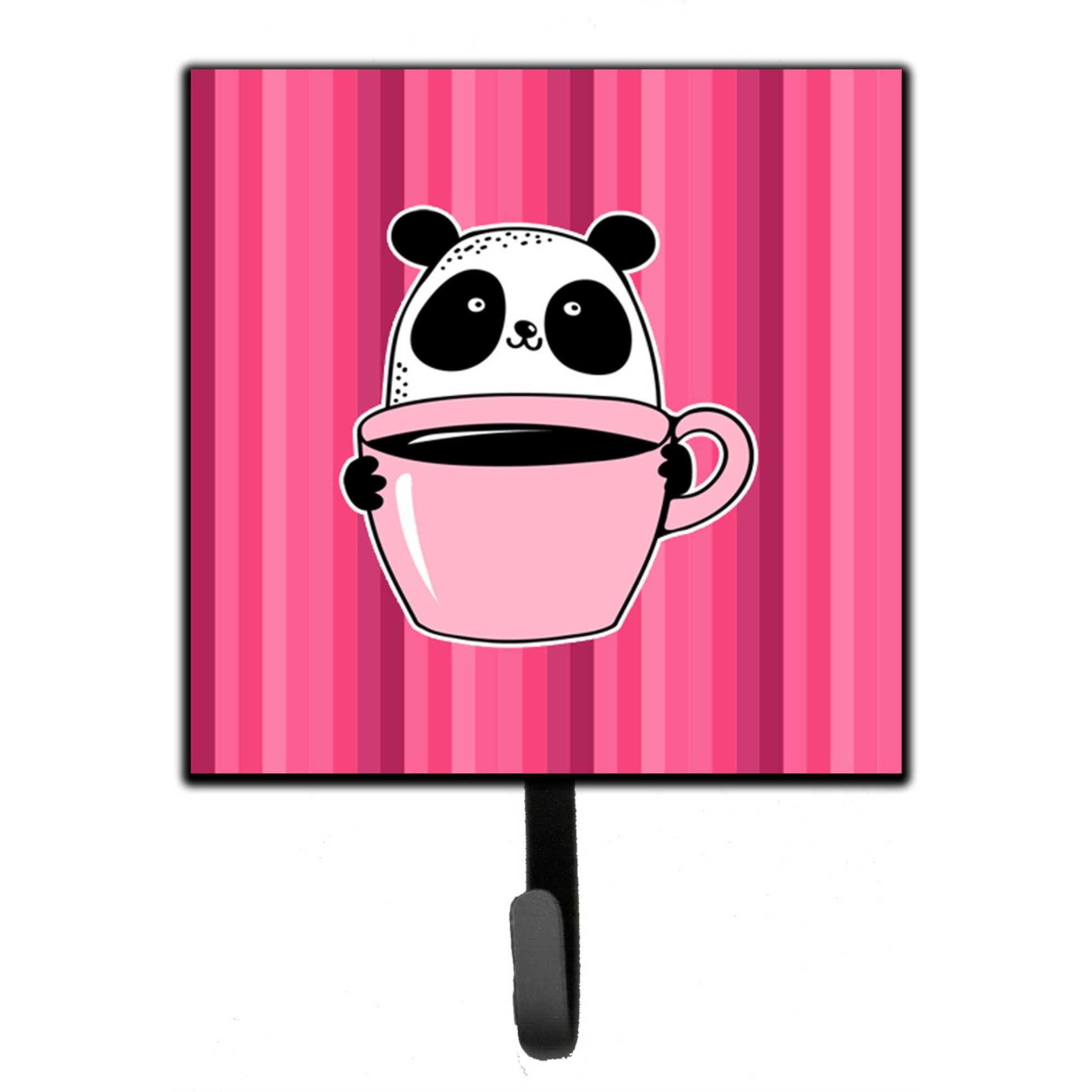 &quotCaroline's Treasures Panda Bear Coffee Wall Hook, Small, Multicolor"