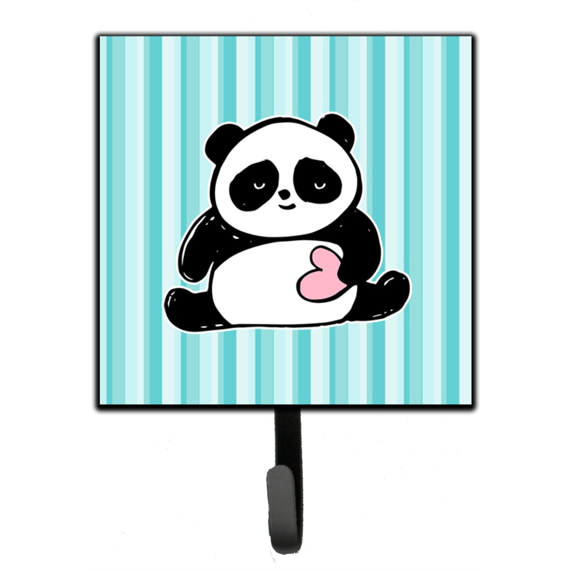 &quotCaroline's Treasures Panda Bear Love Wall Hook, Small, Multicolor"