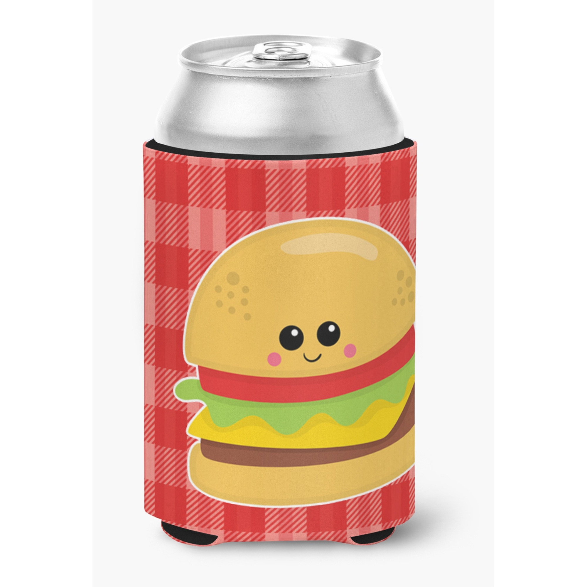 &quotCaroline's Treasures Hamburger Face Can or Bottle Hugger, Can Hugger, Multicolor"