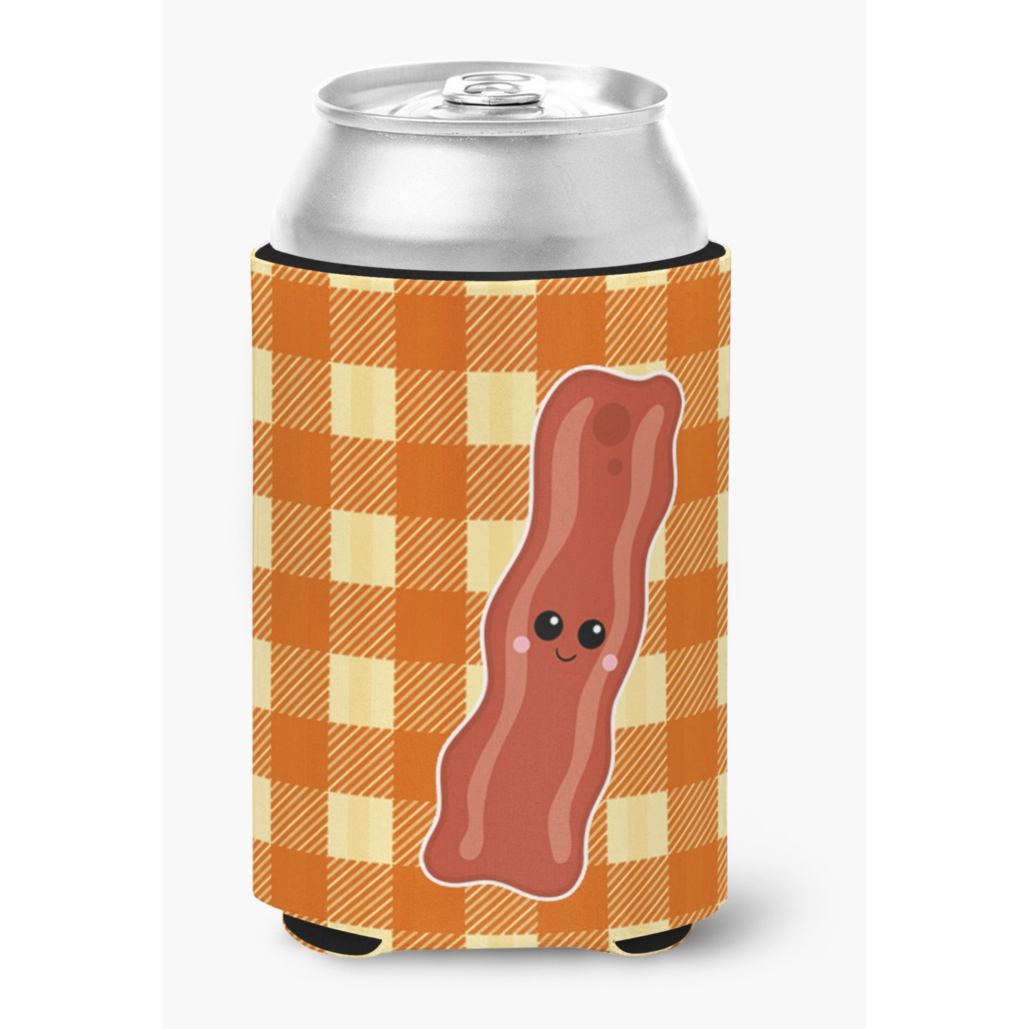 &quotCaroline's Treasures Bacon Face Can or Bottle Hugger, Can Hugger, Multicolor"