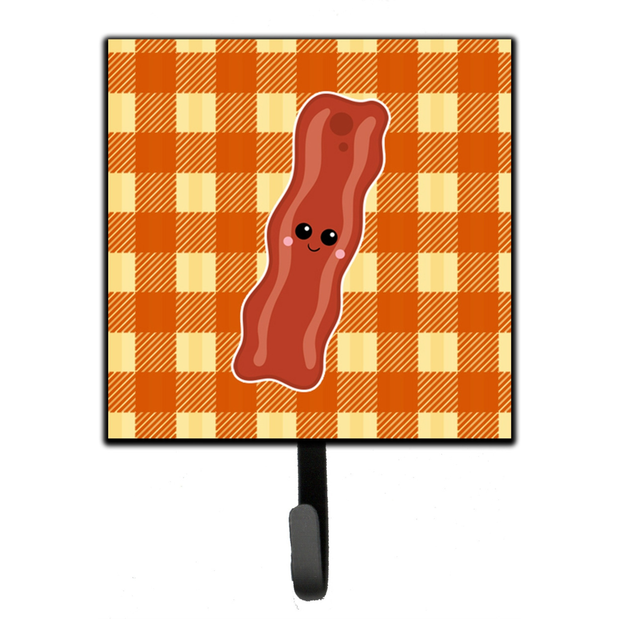 &quotCaroline's Treasures Bacon Face Wall Hook, Small, Multicolor"