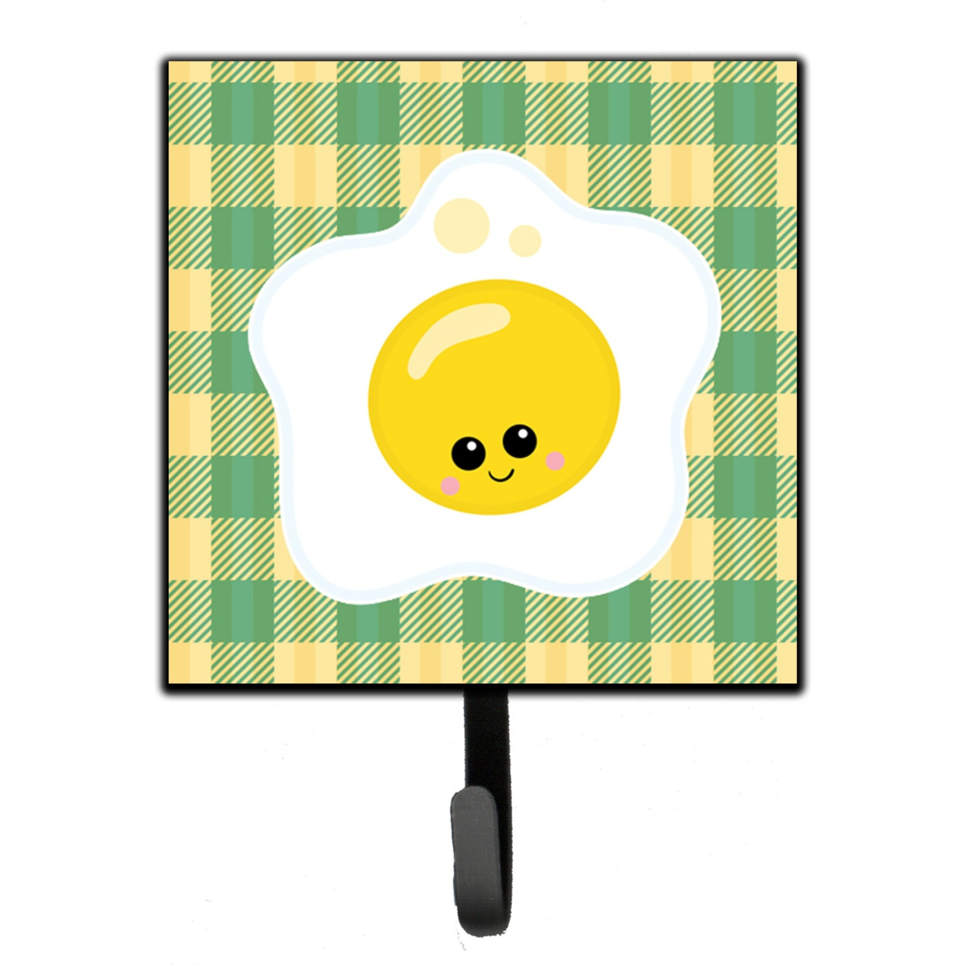 &quotCaroline's Treasures Fried Egg Face Wall Hook, Small, Multicolor"