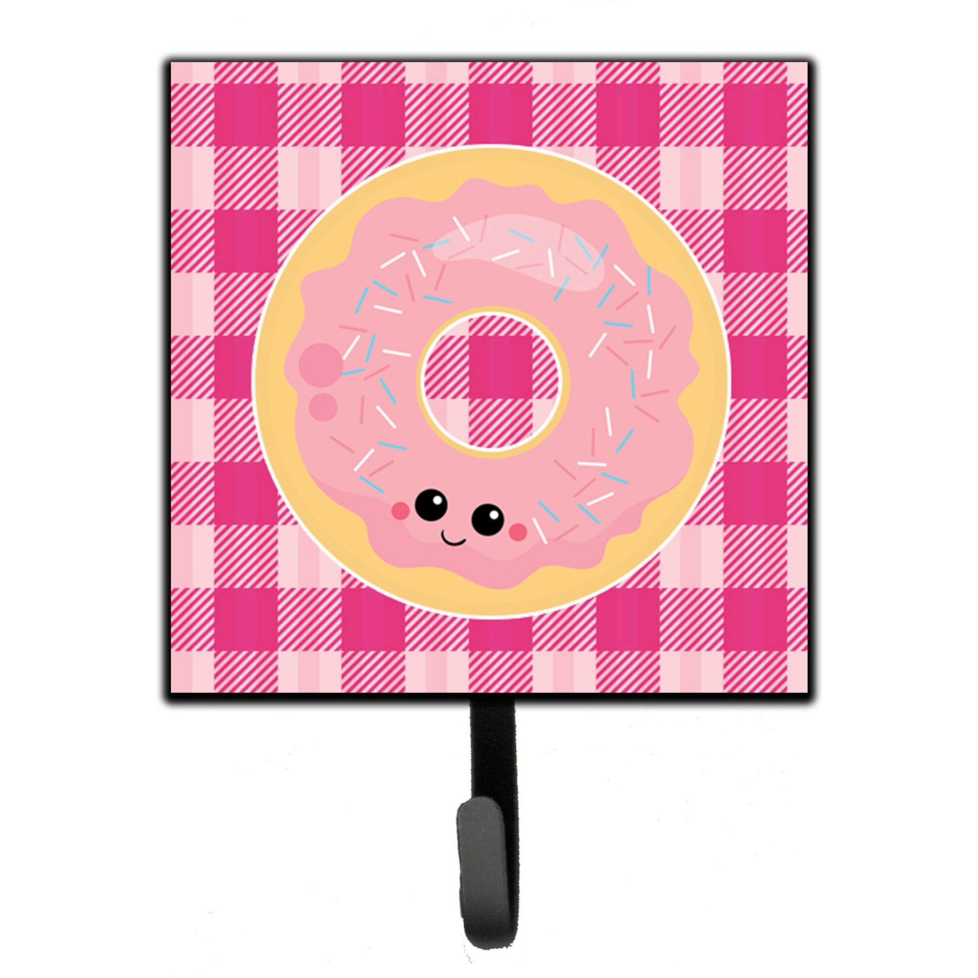 &quotCaroline's Treasures Donut Face Wall Hook, Small, Multicolor"