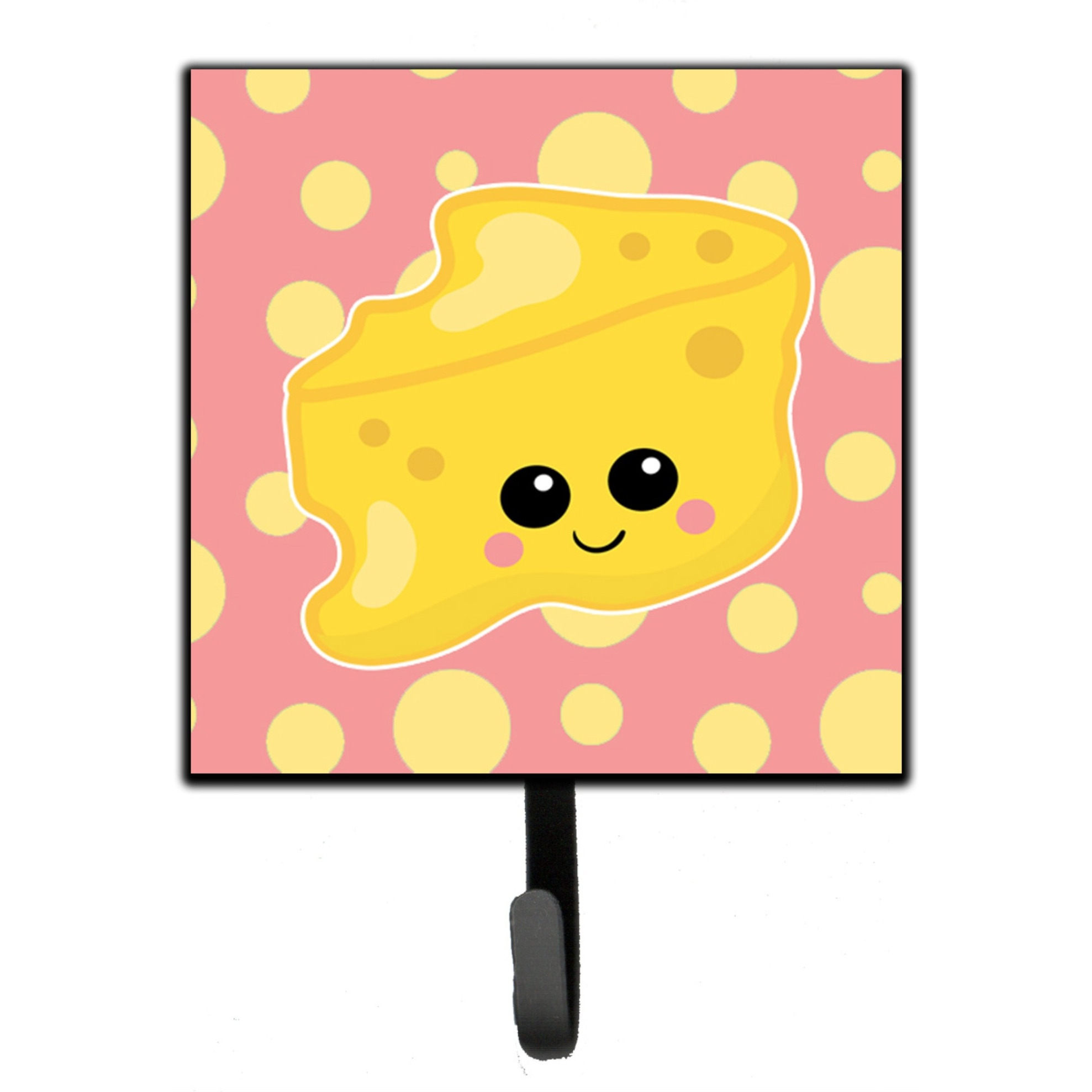 &quotCaroline's Treasures Cheese Head Face Wall Hook, Small, Multicolor"