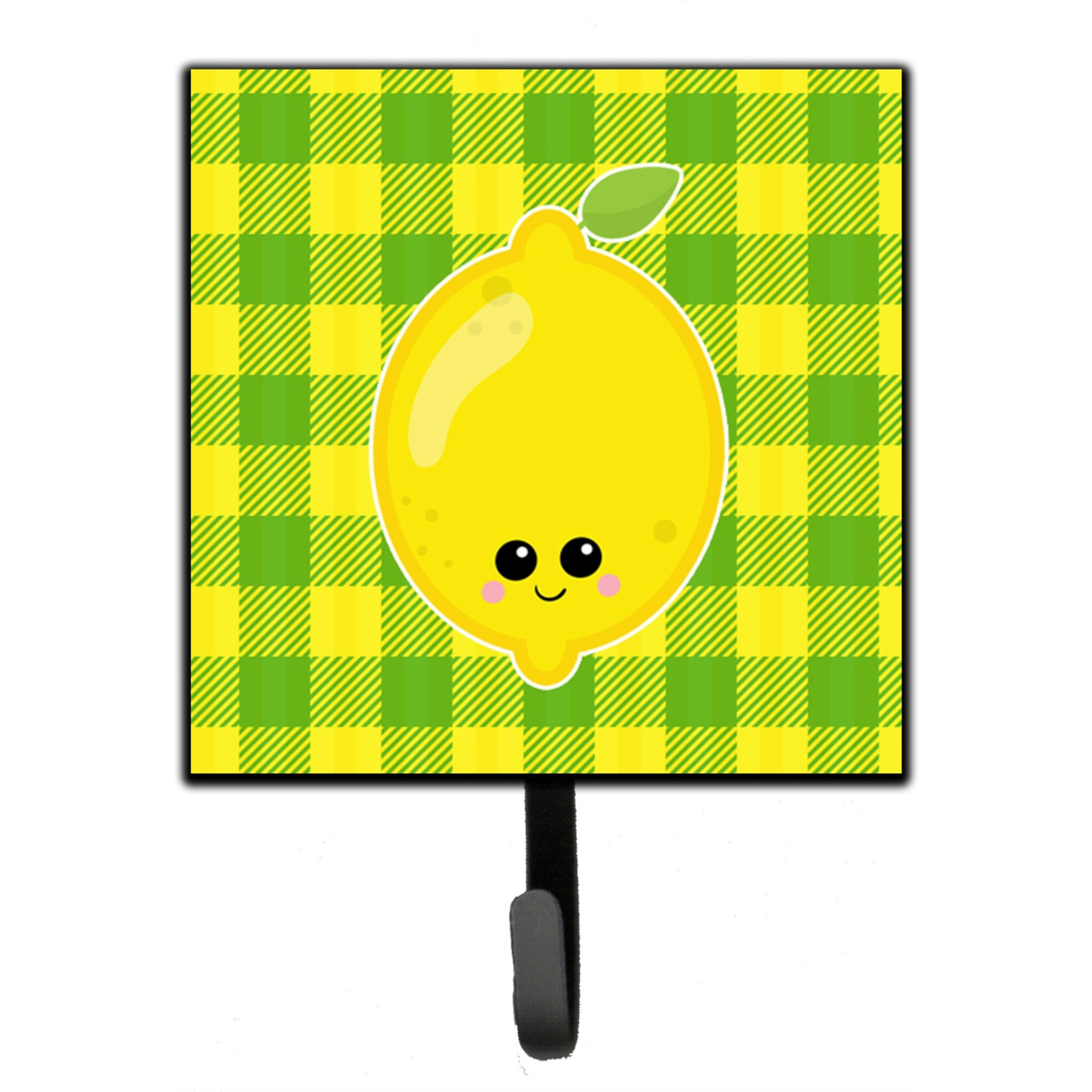 &quotCaroline's Treasures Lemon Face Wall Hook, Small, Multicolor"