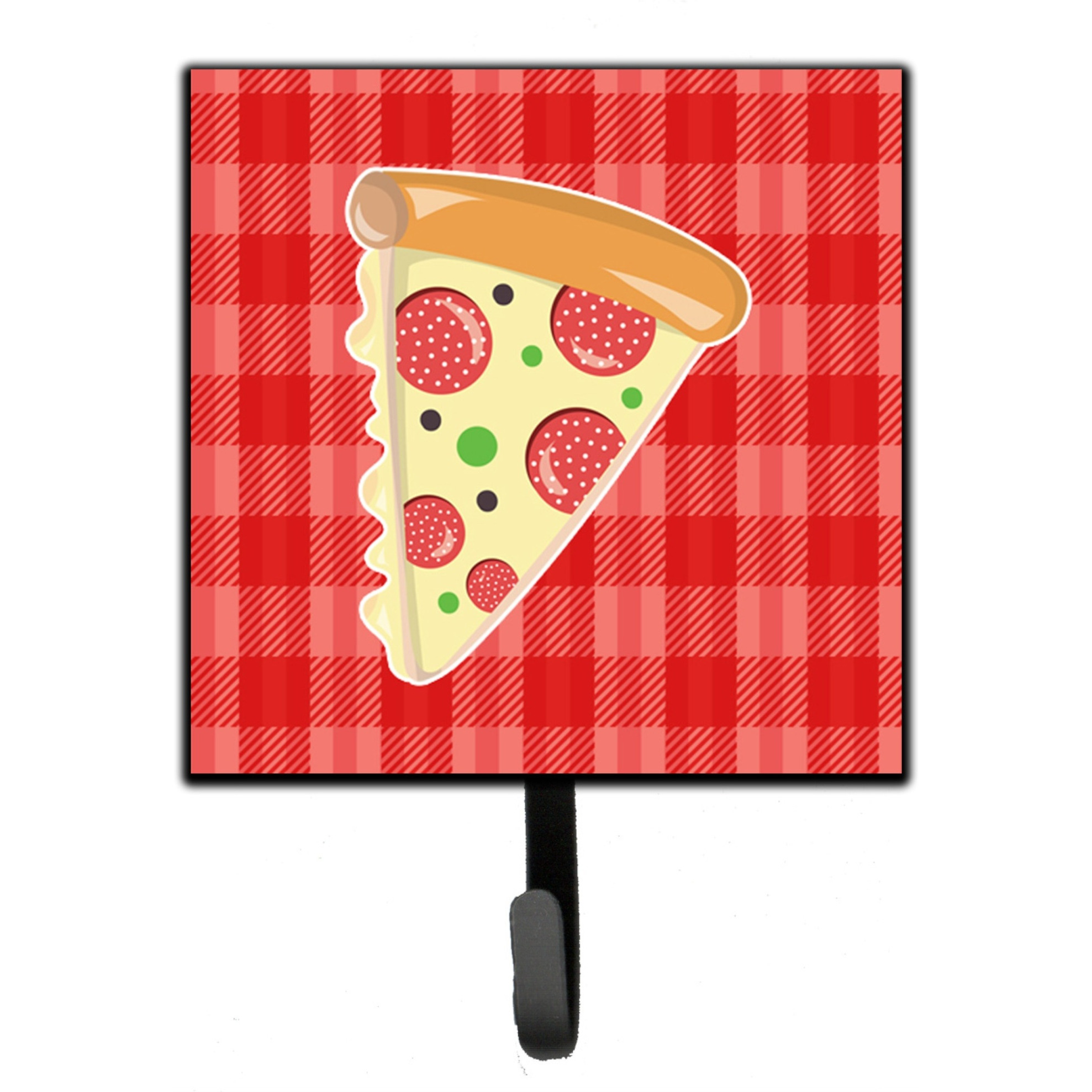 &quotCaroline's Treasures Slice of Pizza Wall Hook, Small, Multicolor"