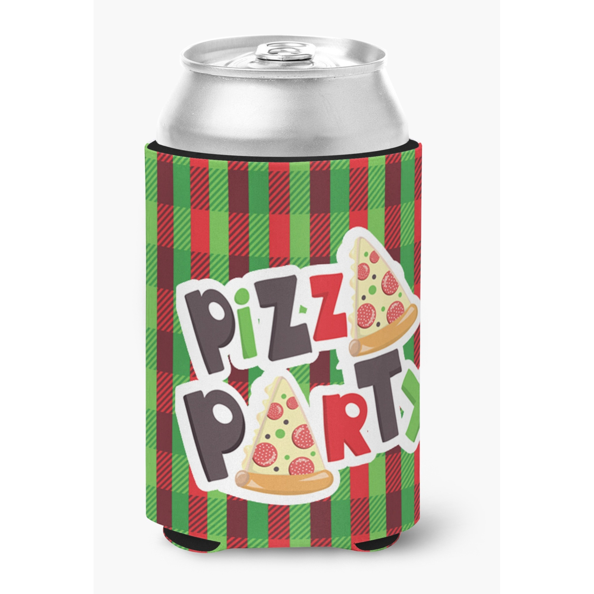 &quotCaroline's Treasures Pizza Party Can or Bottle Hugger, Can Hugger, Multicolor"