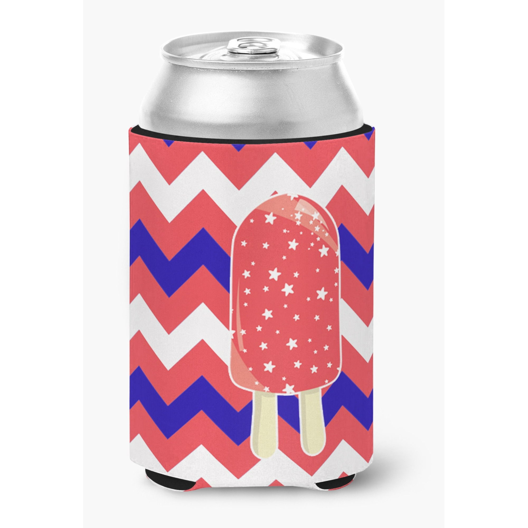 &quotCaroline's Treasures Ice Pop Popcicle Red White Blue Can or Bottle Hugger, Can Hugger, Multicolor"
