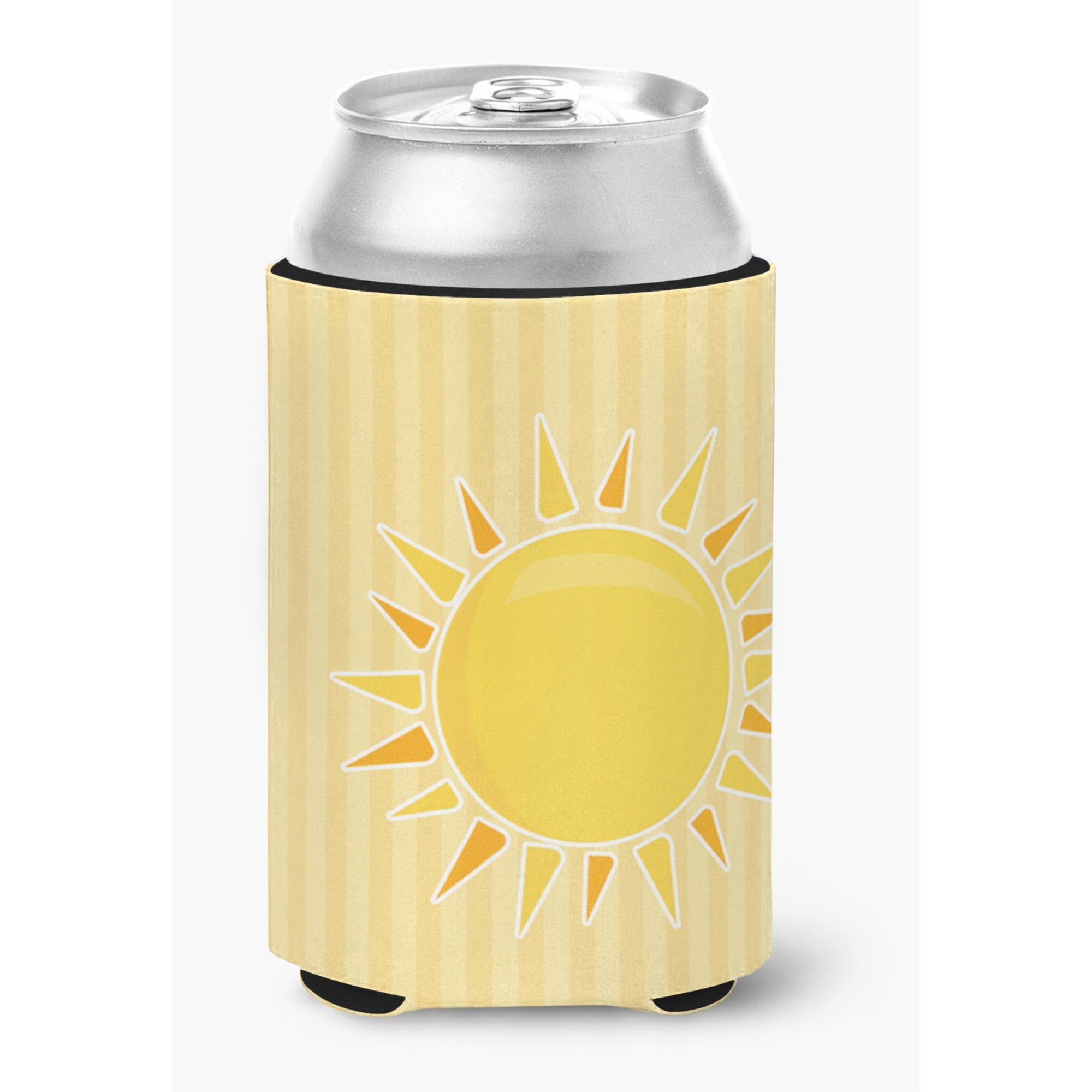 &quotCaroline's Treasures Sunshine Sun on Stripes Can or Bottle Hugger, Can Hugger, Multicolor"