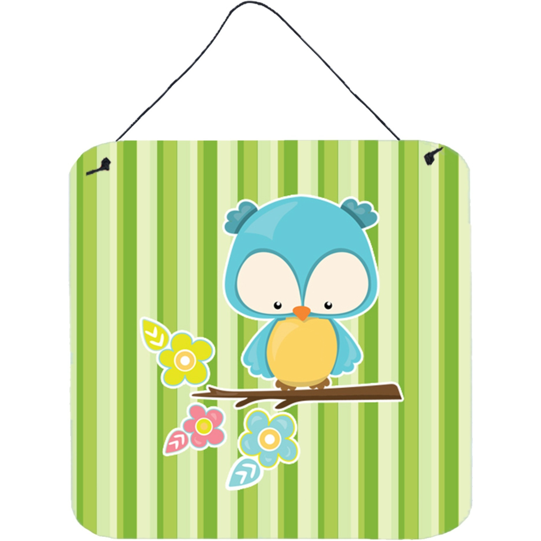 &quotCaroline's Treasures Bird on Branch Metal Print, 6"" x 6"", Multicolor"