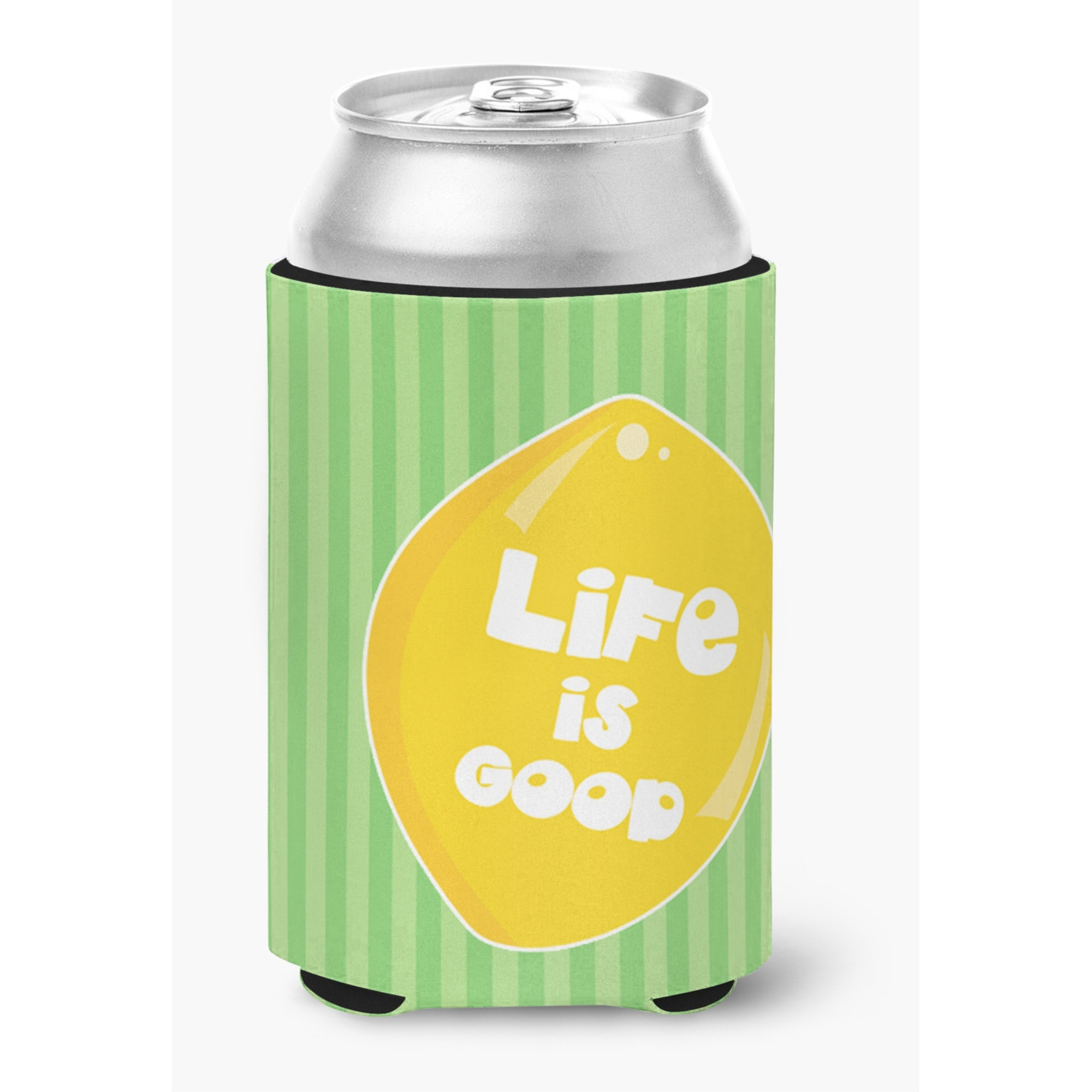 &quotCaroline's Treasures Lemon Life Is Good Can or Bottle Hugger, Can Hugger, Multicolor"