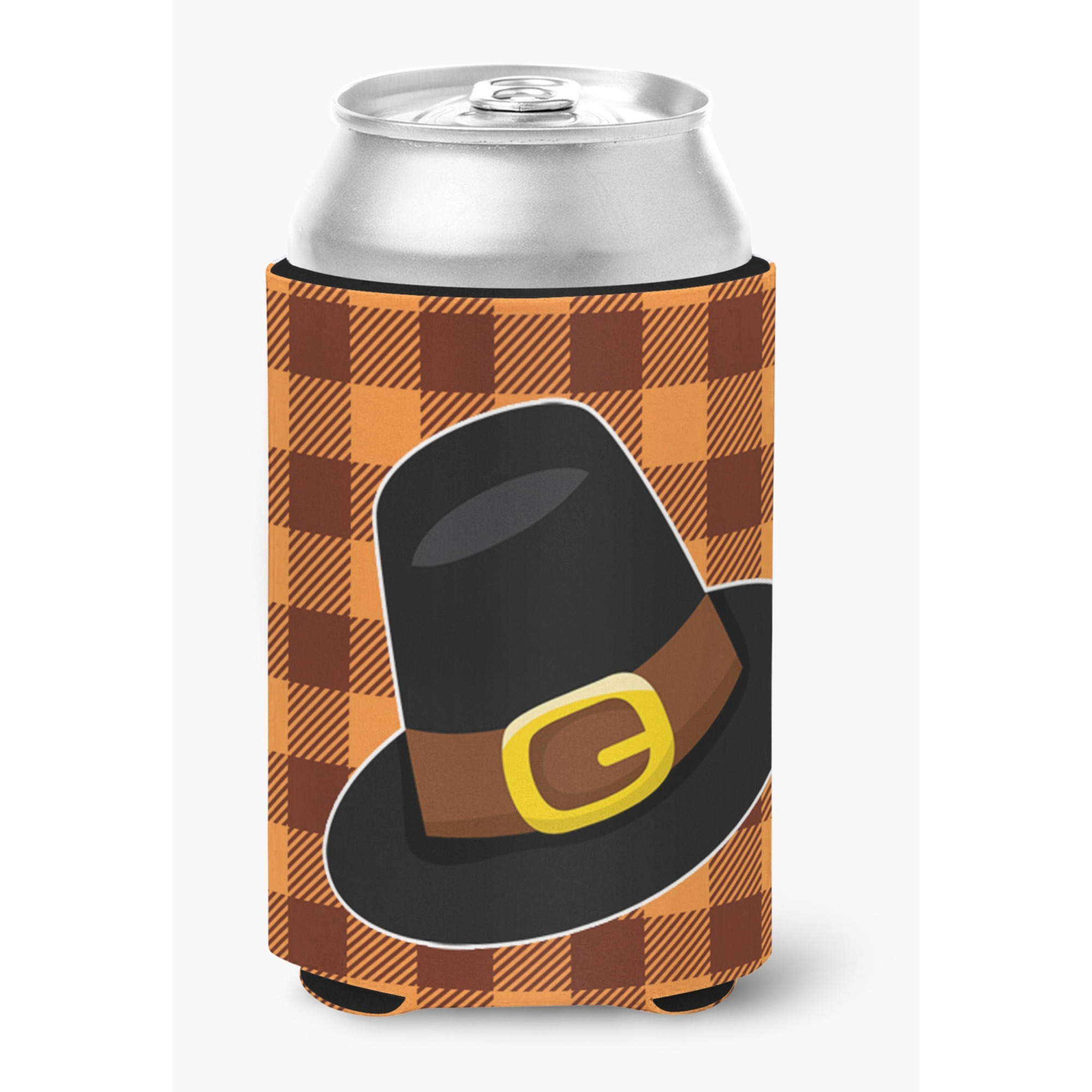 &quotCaroline's Treasures Thanksgiving Pilgrim Hat Can or Bottle Hugger, Can Hugger, Multicolor"