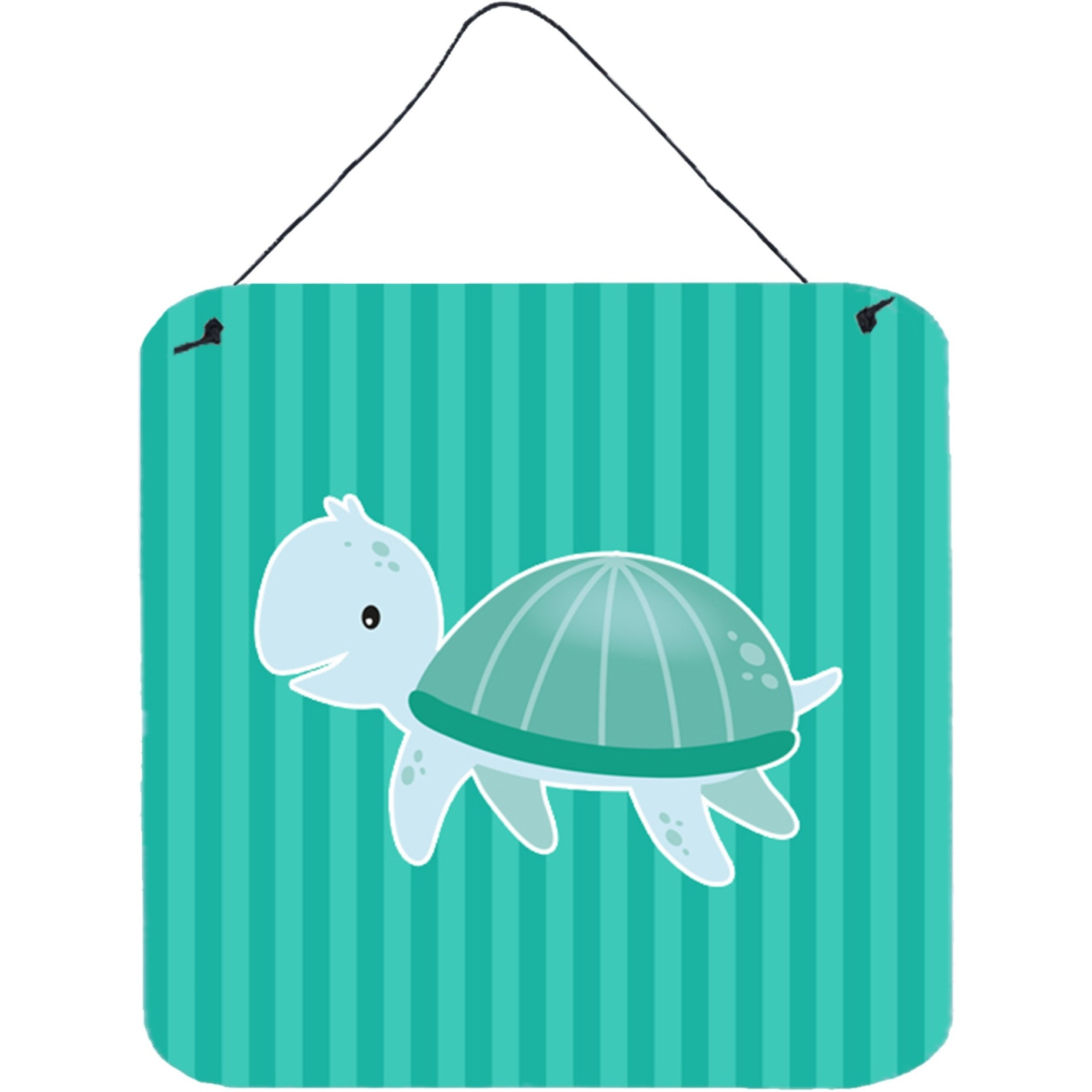 &quotCaroline's Treasures Sea Turtle Metal Print, 6"" x 6"", Multicolor"
