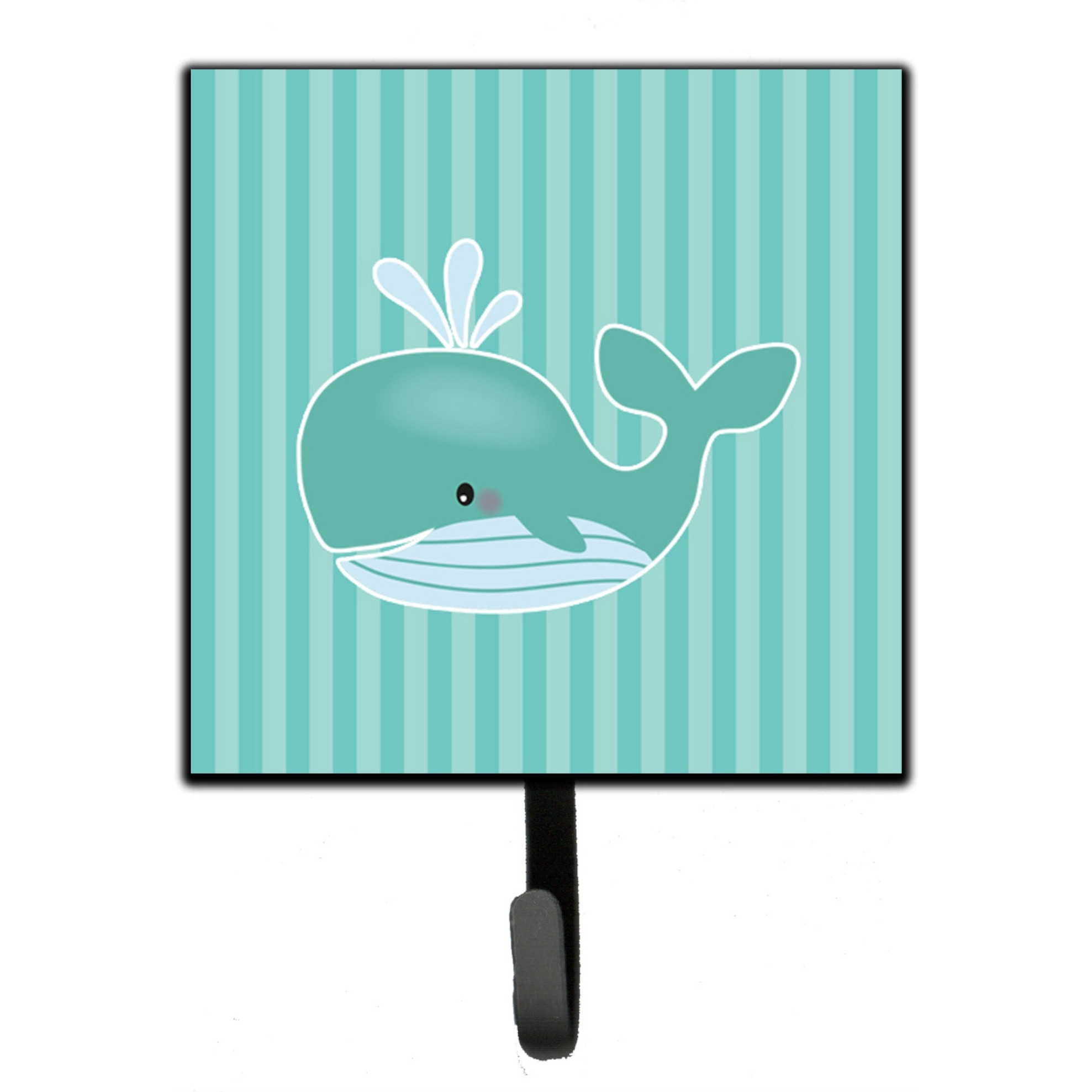 &quotCaroline's Treasures Whale Wall Hook, Small, Multicolor"