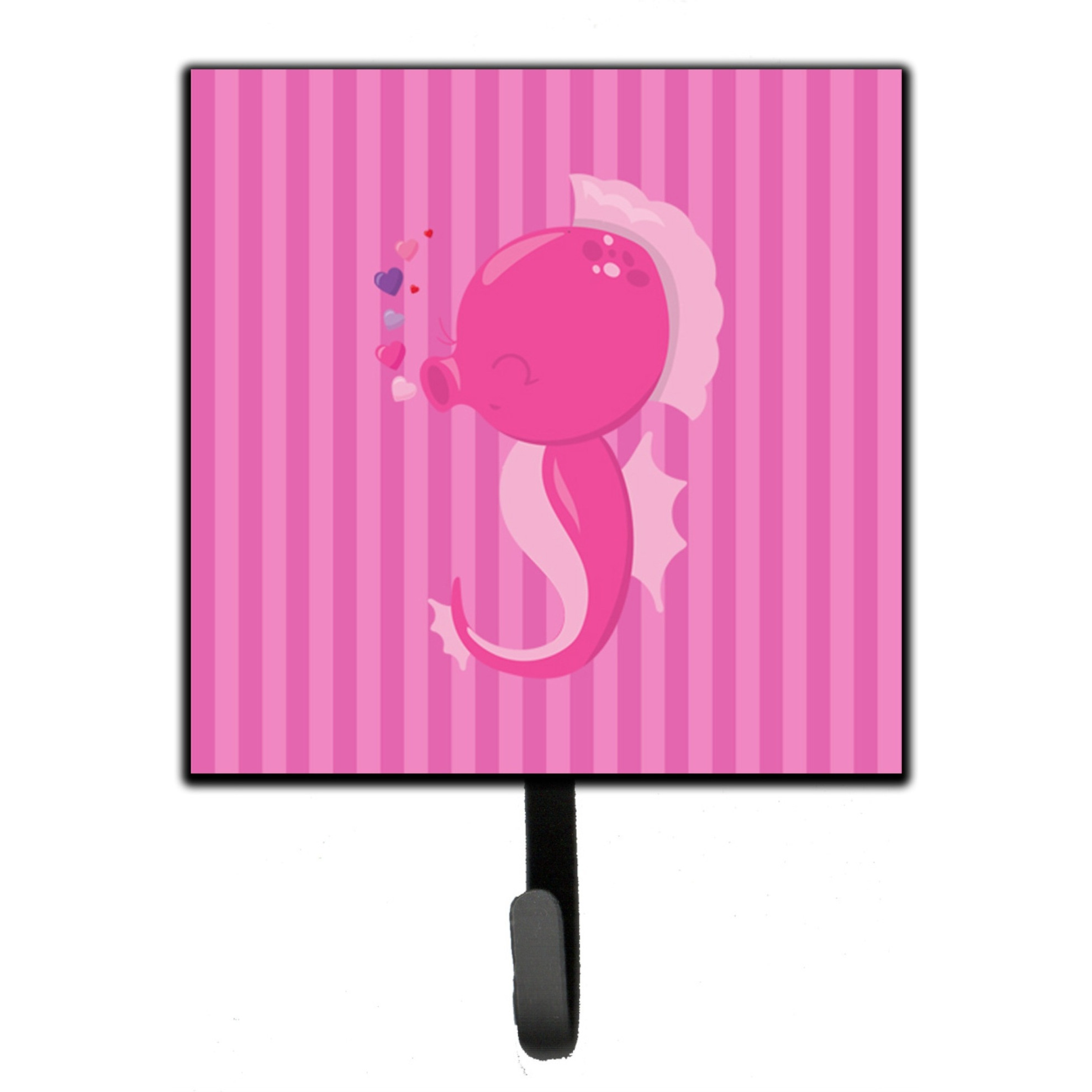 &quotCaroline's Treasures Pink Seahorse Wall Hook, Small, Multicolor"