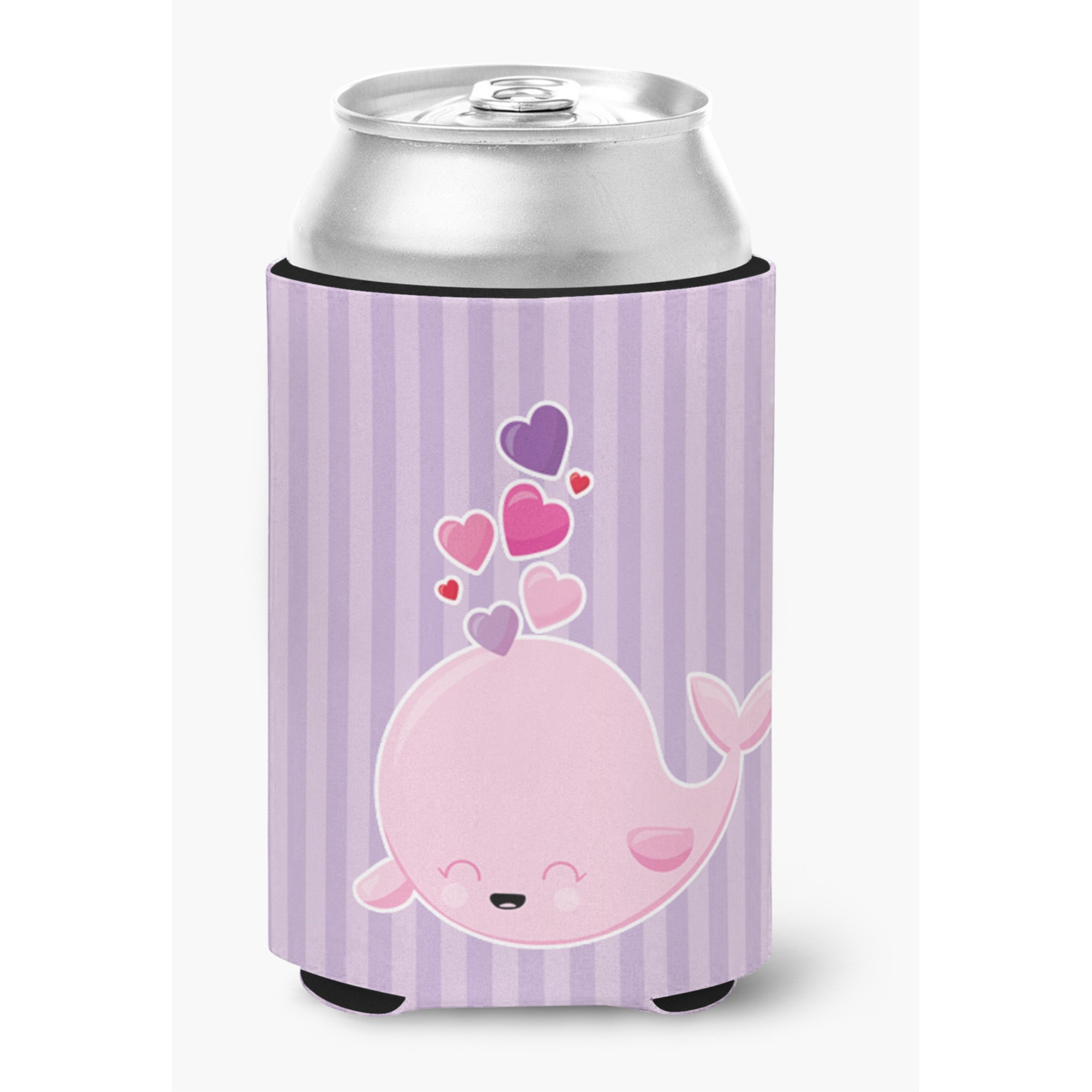 &quotCaroline's Treasures Pink Whale Can or Bottle Hugger, Can Hugger, Multicolor"