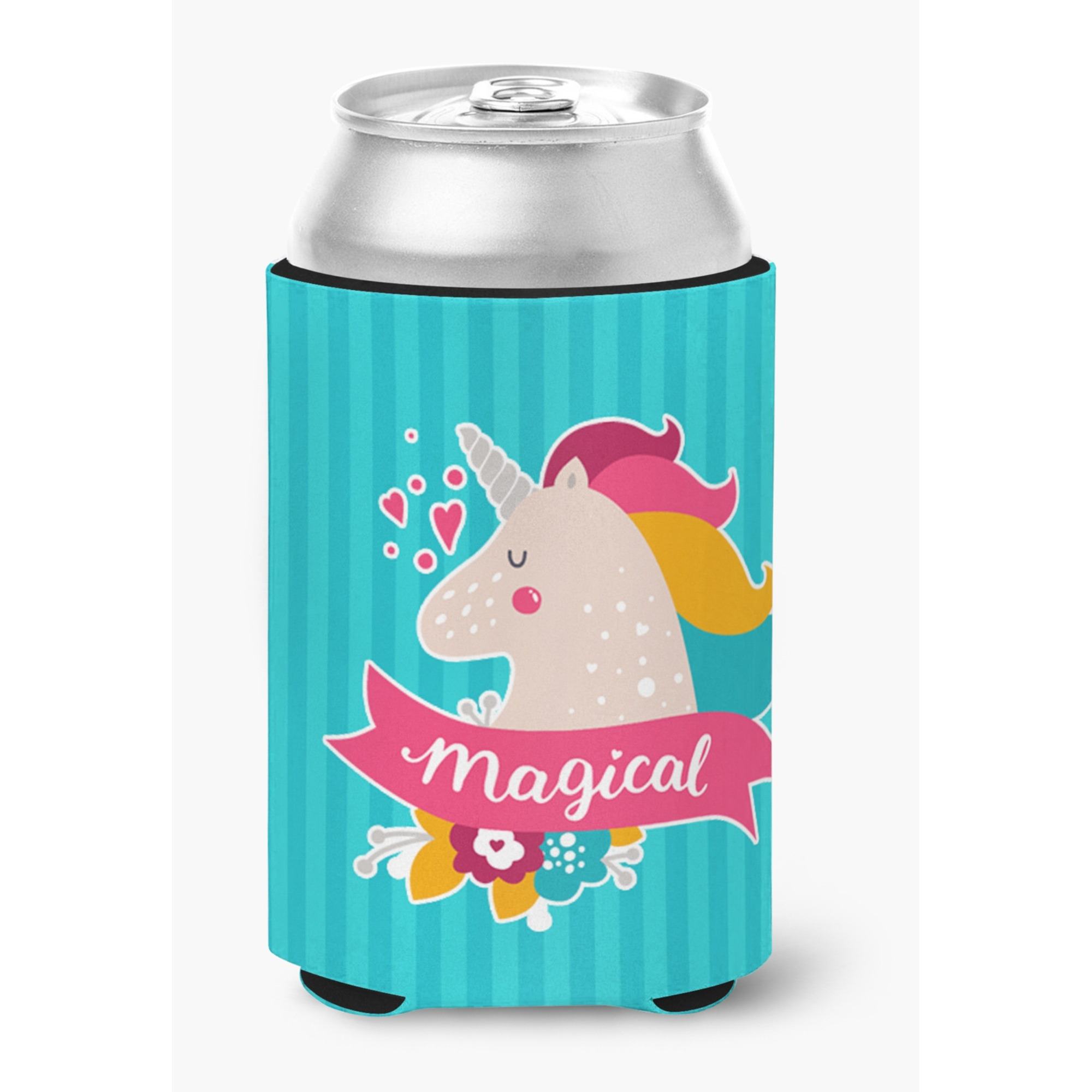 &quotCaroline's Treasures Unicorn Magical Can or Bottle Hugger, Can Hugger, Multicolor"