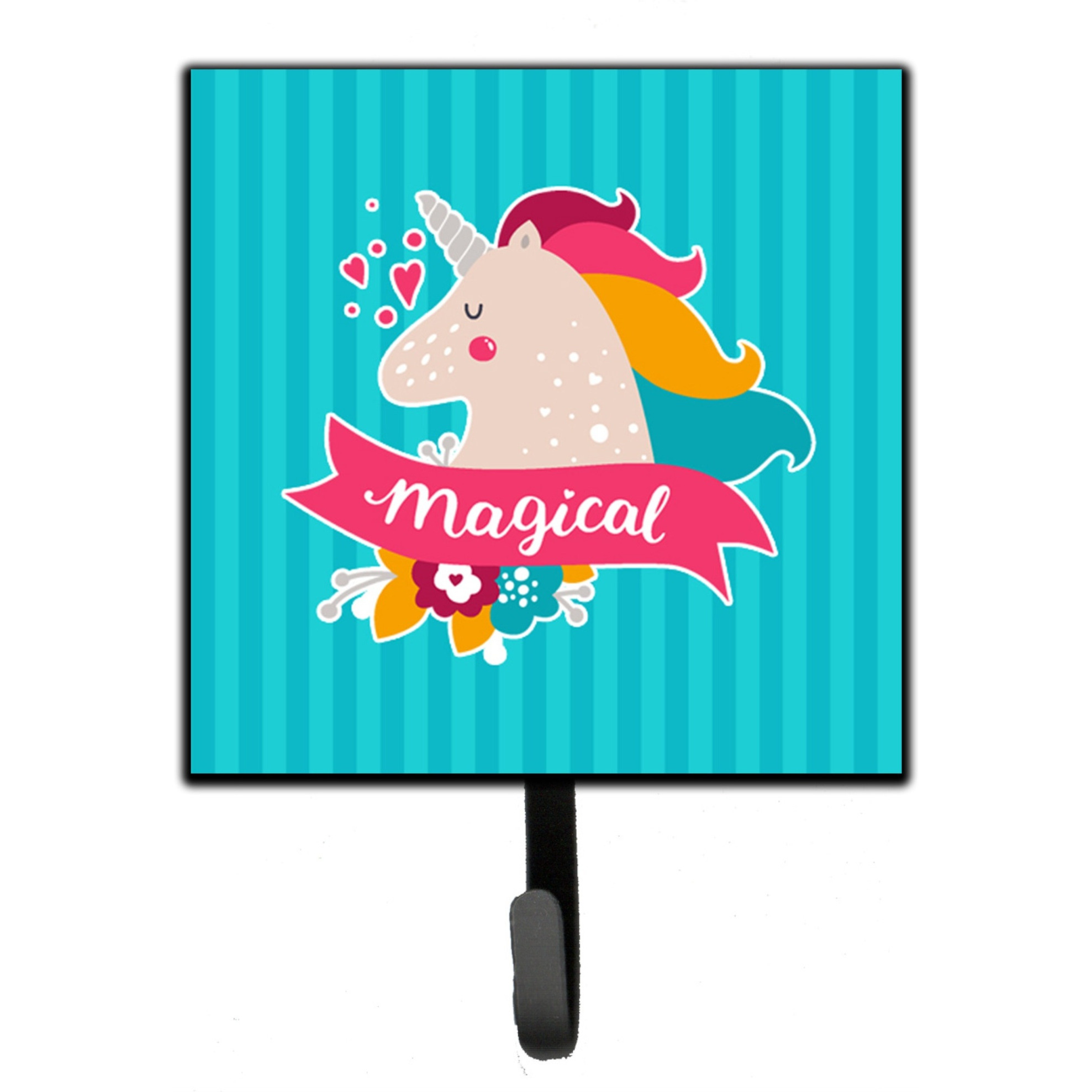 &quotCaroline's Treasures Unicorn Magical Wall Hook, Small, Multicolor"
