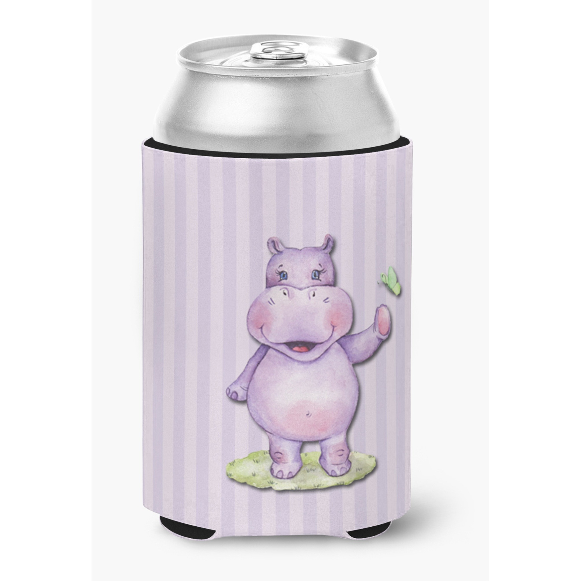 &quotCaroline's Treasures BB7147CC Hippopotamus Can or Bottle Hugger, Can Hugger, Multicolor"