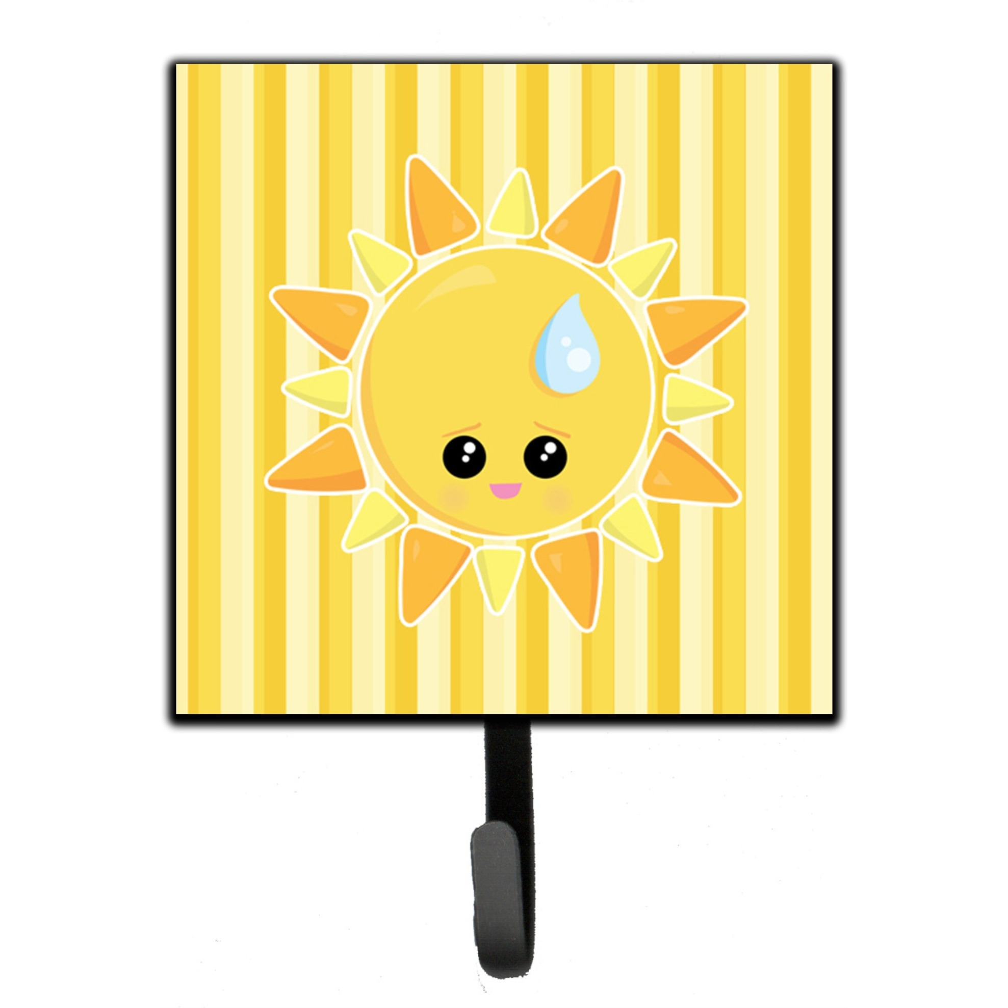 &quotCaroline's Treasures Weather Sun Sprinkle Face Wall Hook, Small, Multicolor"