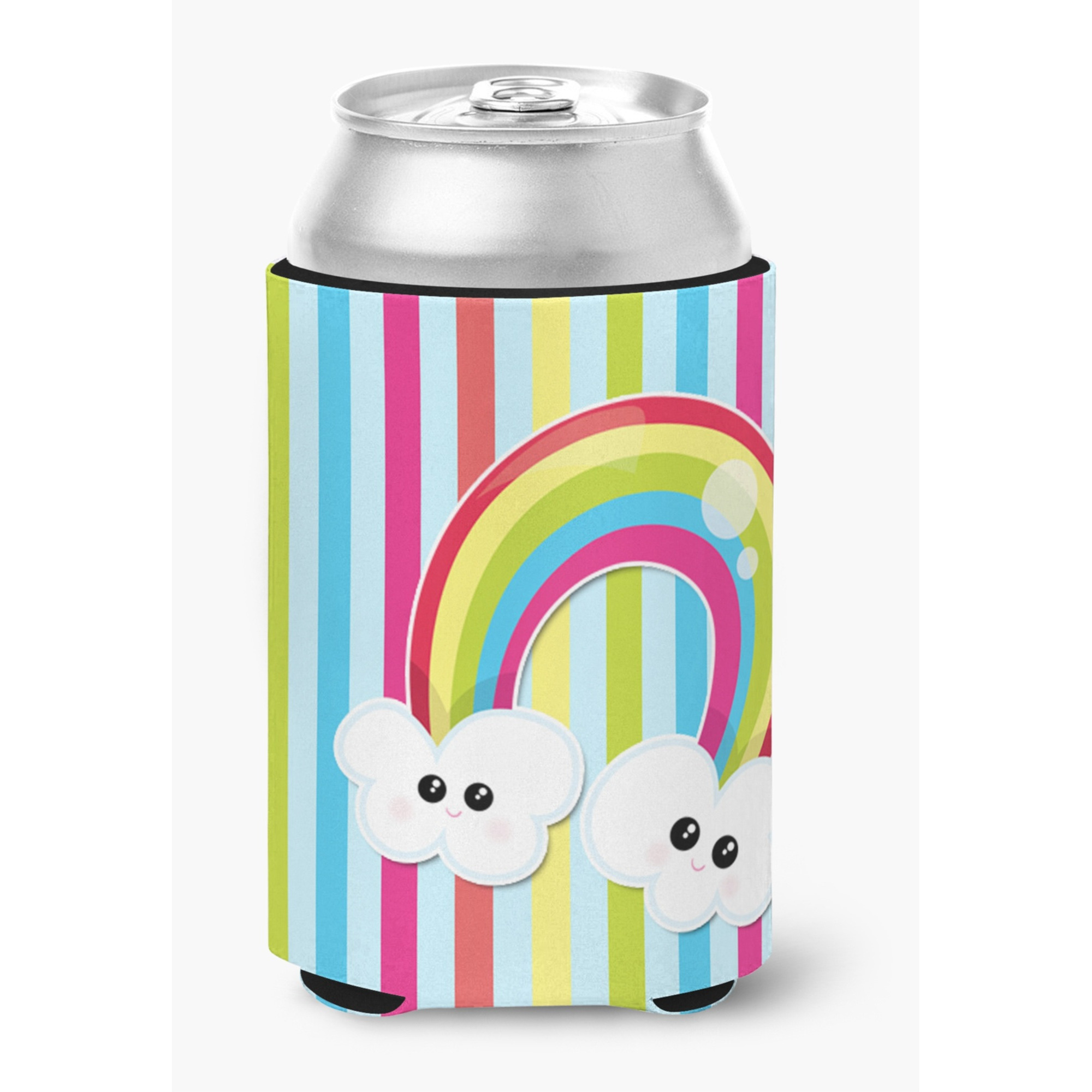 &quotCaroline's Treasures Weather Rainbow Face Can or Bottle Hugger, Can Hugger, Multicolor"