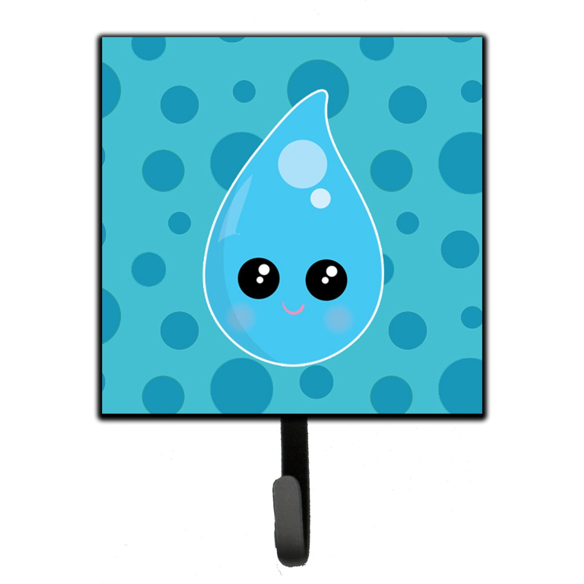 &quotCaroline's Treasures Weather Rain Drop Face Wall Hook, Small, Multicolor"