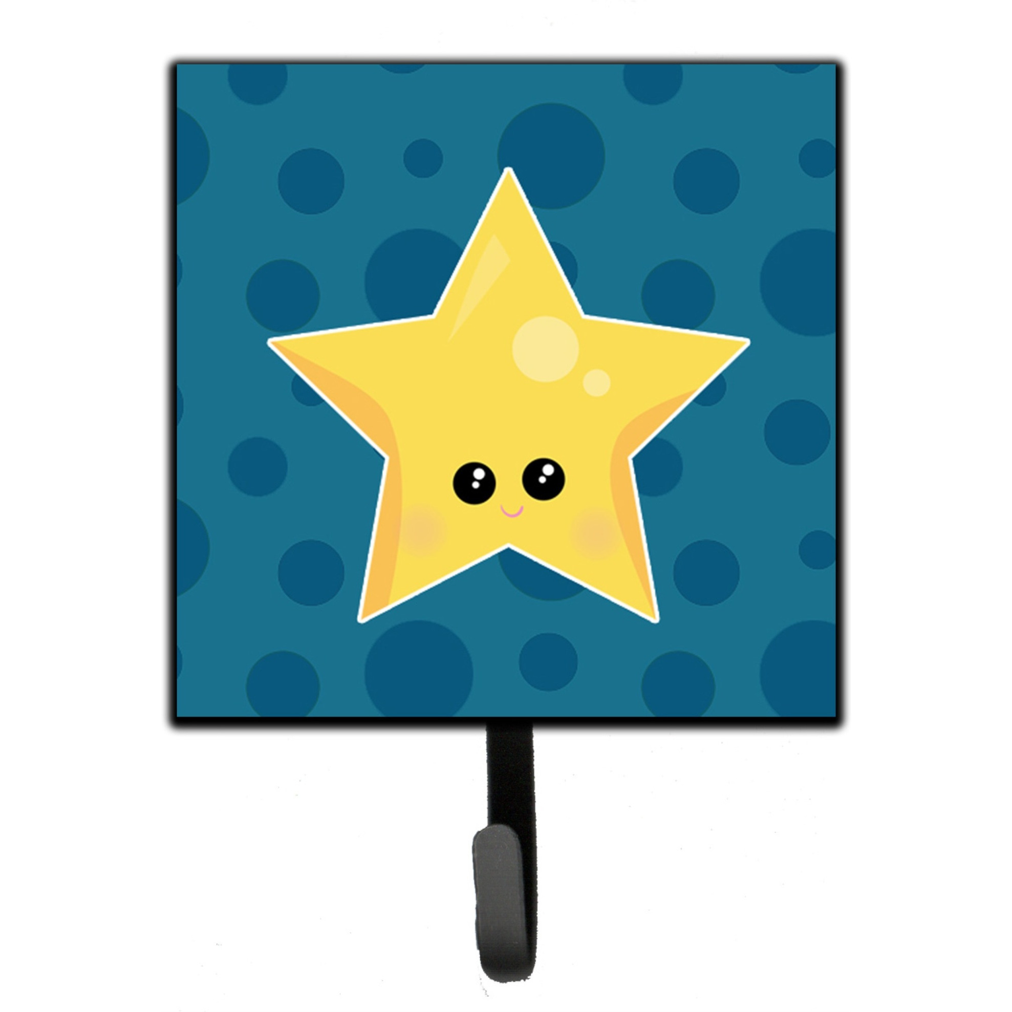 &quotCaroline's Treasures Weather Night Star Face Wall Hook, Small, Multicolor"