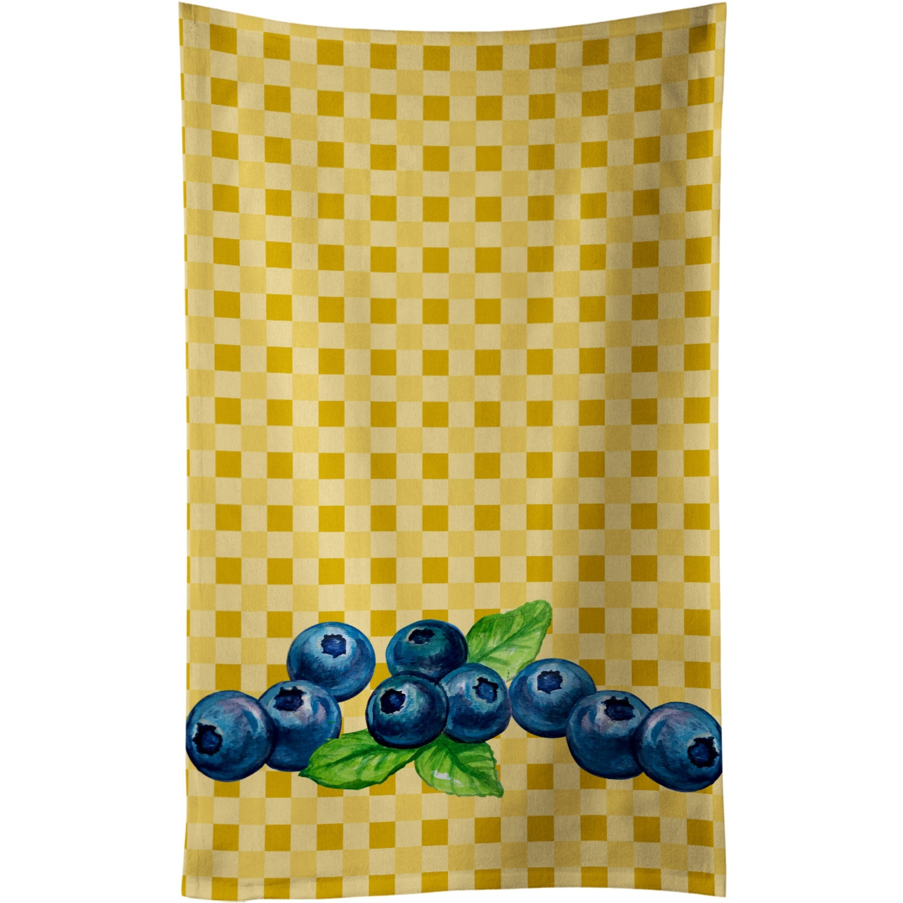 &quotCaroline's Treasures Blueberries on Basketweave Decorated dish towel, 25Hx15W, Multicolor"