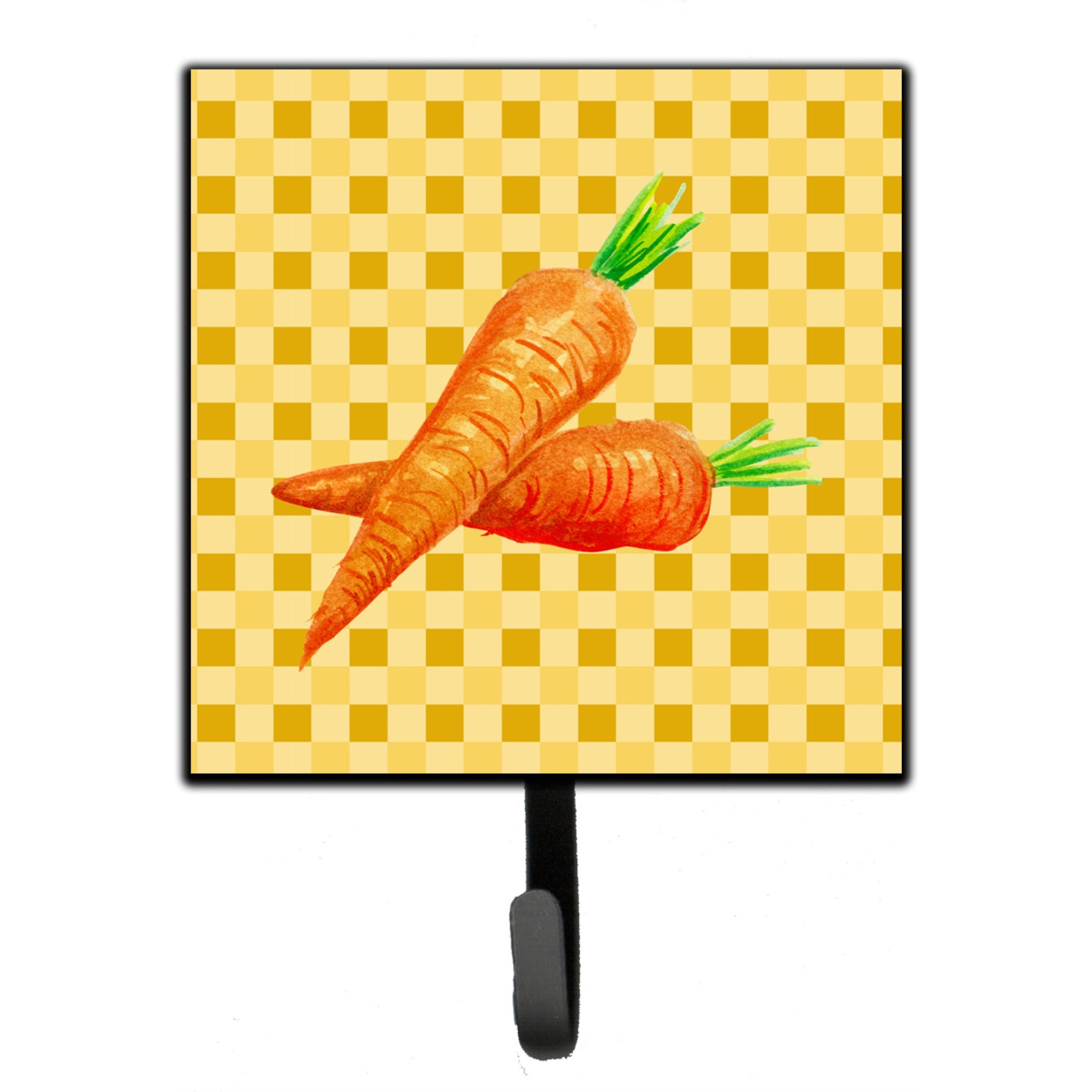 &quotCaroline's Treasures Carrots on Basketweave Wall Hook, Small, Multicolor"