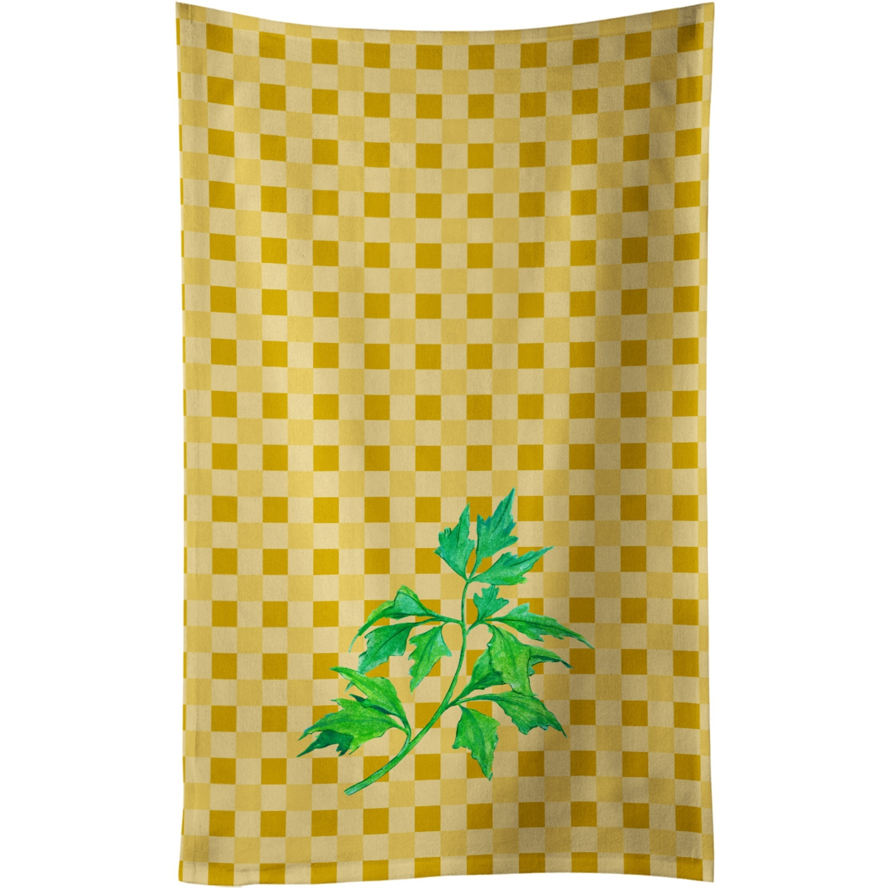 &quotCaroline's Treasures Celery on Basketweave Decorated dish towel, 25Hx15W, Multicolor"