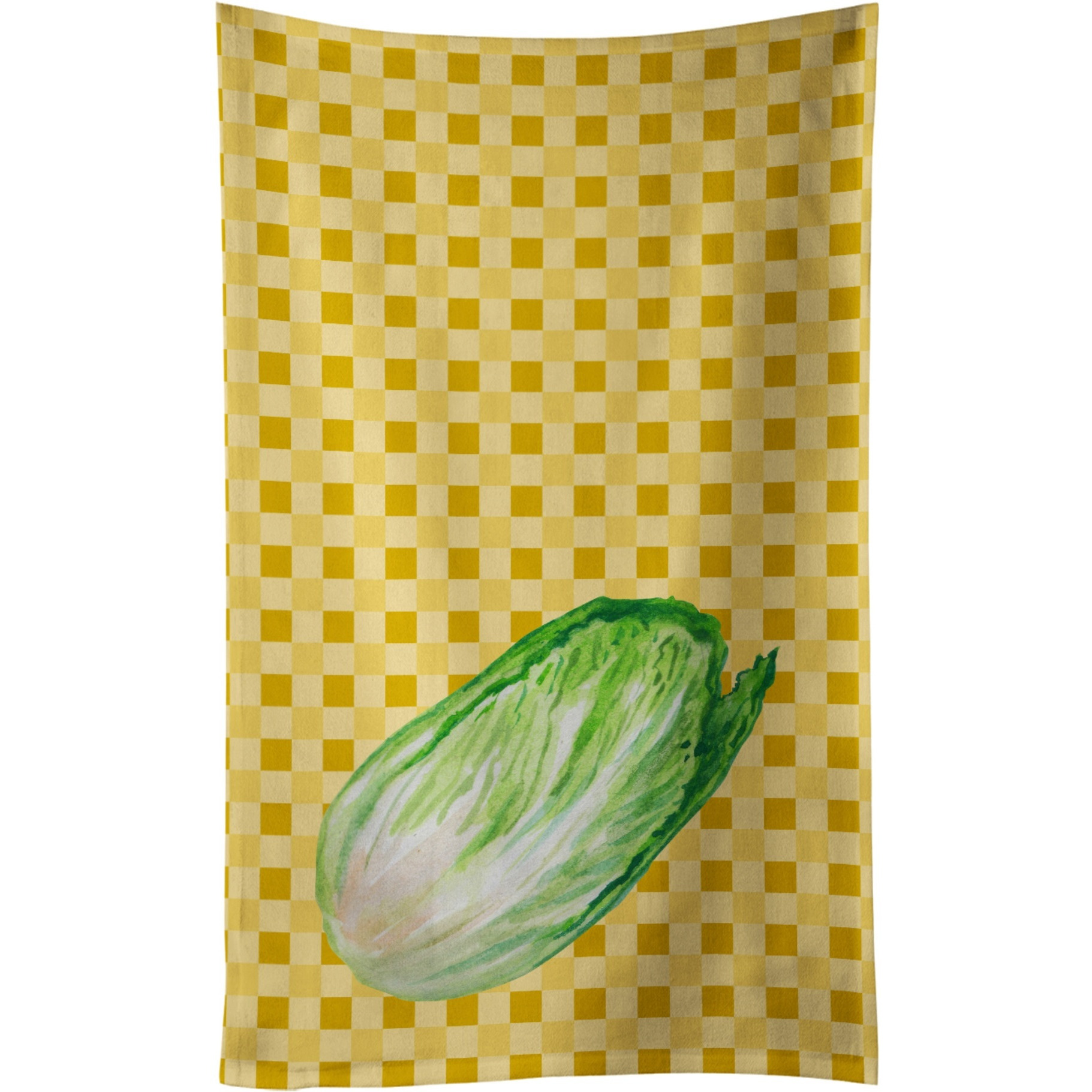 &quotCaroline's Treasures Chinese Cabbage on Basketweave Decorated dish towel, 25Hx15W, Multicolor"