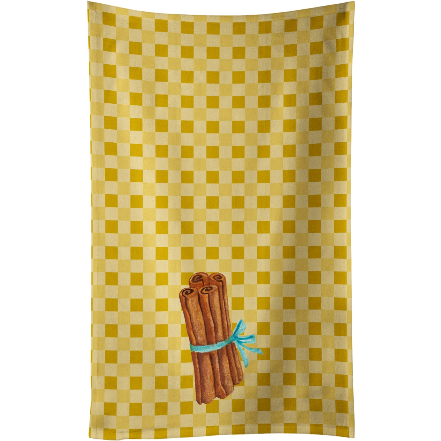 &quotCaroline's Treasures Cinnamon on Basketweave Decorated dish towel, 25Hx15W, Multicolor"