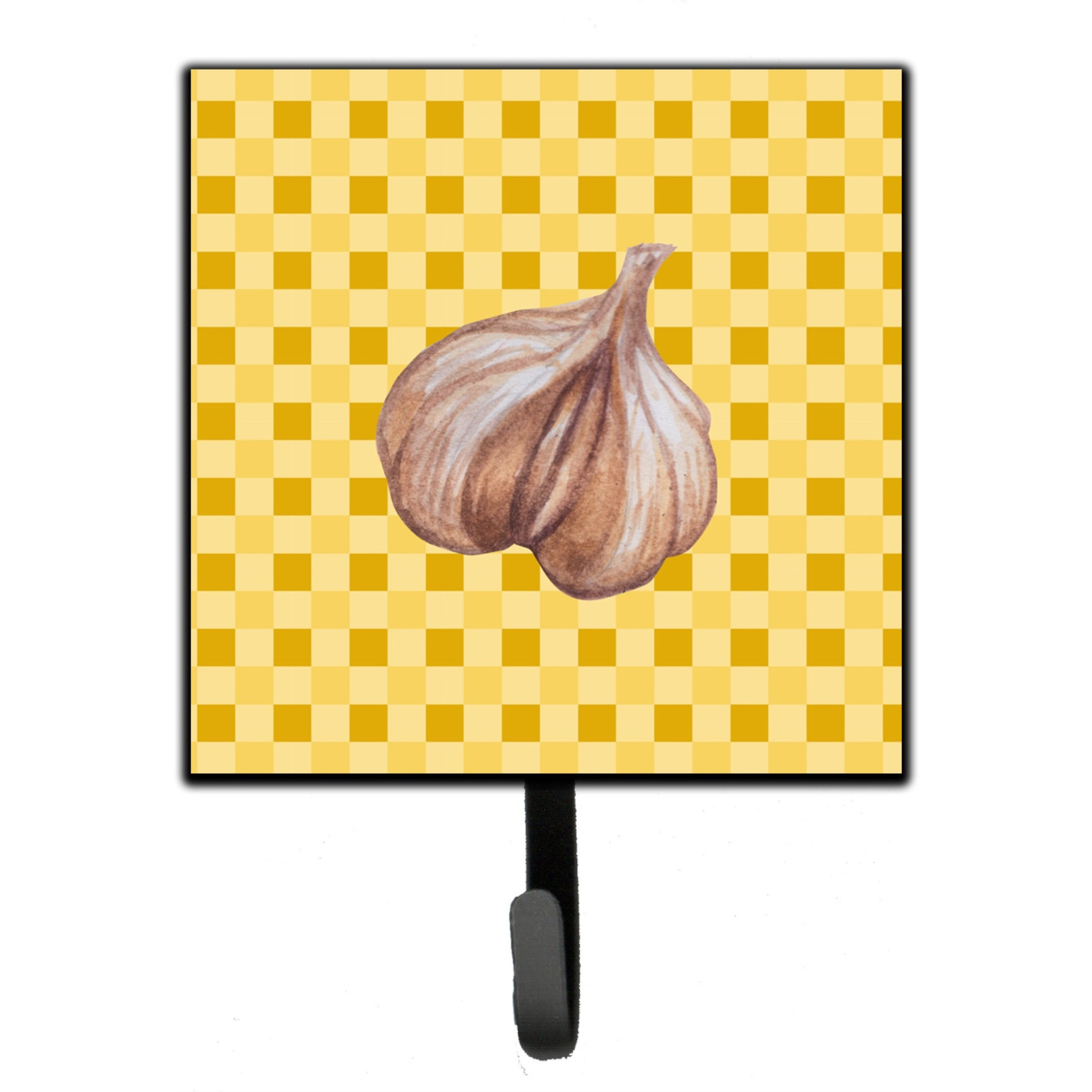 &quotCaroline's Treasures Garlic on Basketweave Wall Hook, Small, Multicolor"